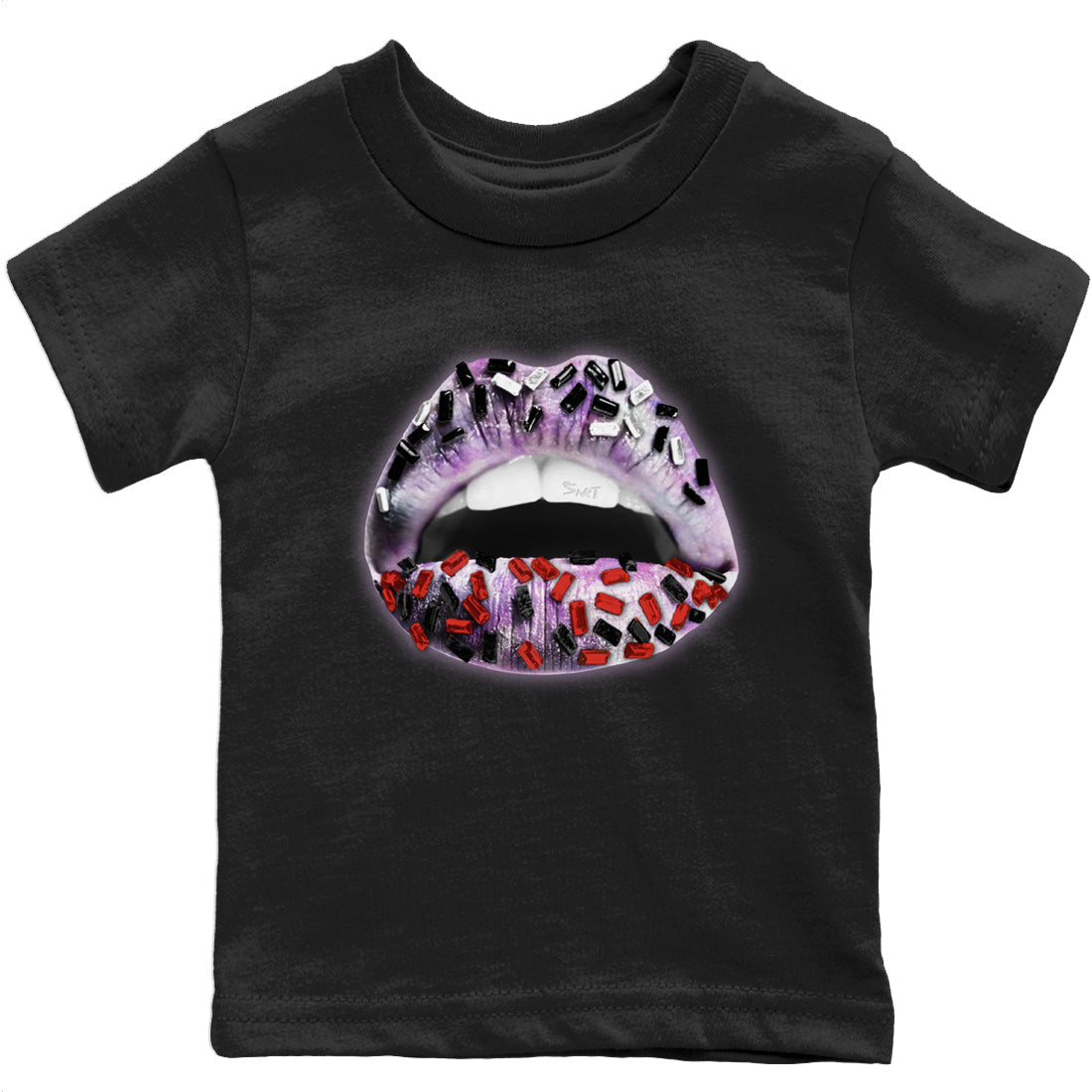 Jordan 4 Zen Master Sneaker Matching T-Shirt Lips Jewel Sneaker Tees Jordan 4 Zen Master Sneaker Release Tees Kids Shirts