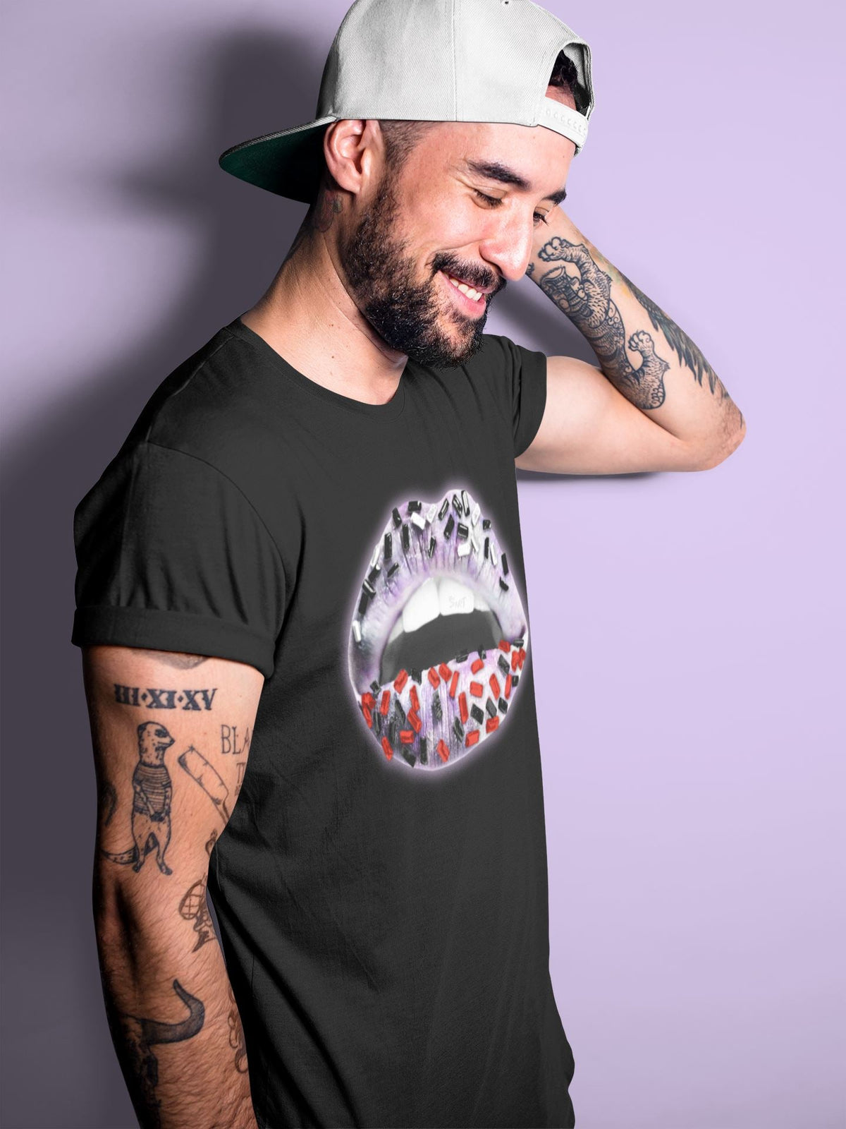 Jordan 4 Zen Master Sneaker Matching T-Shirt Lips Jewel Sneaker Tees Jordan 4 Zen Master Sneaker Release Tees Crew Neck Tees