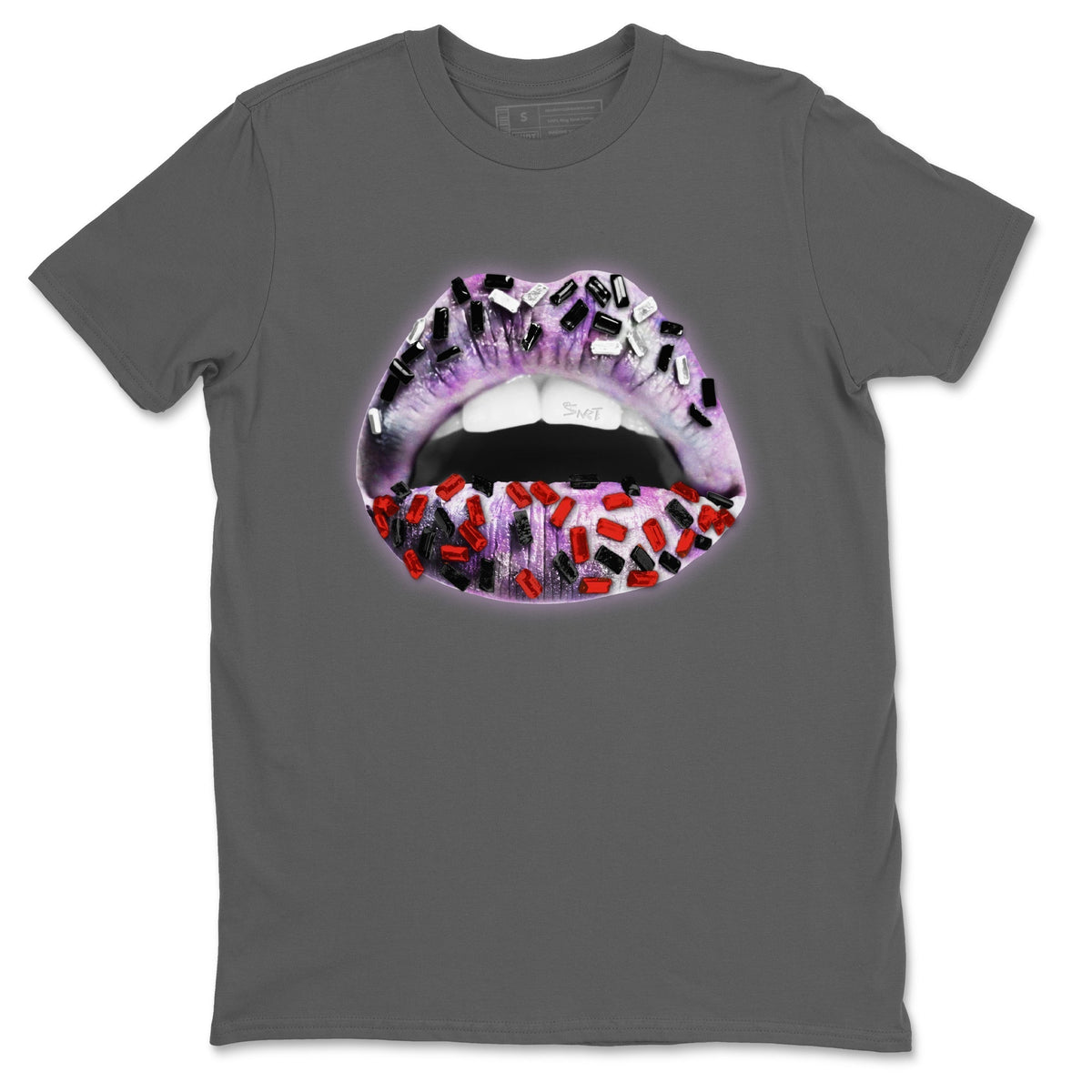 Jordan 4 Zen Master Sneaker Matching T-Shirt Lips Jewel Sneaker Tees Jordan 4 Zen Master Sneaker Release Tees Crew Neck Tees