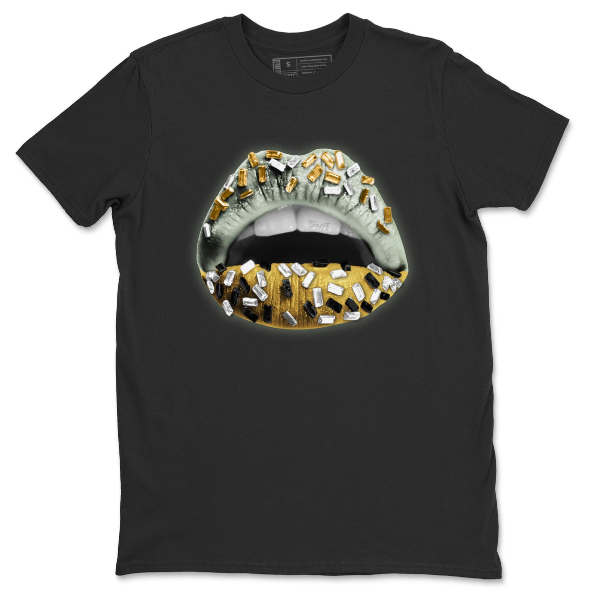 Jordan 5 Jade Horizon Sneaker Matching T-Shirt Lips Jewel Sneaker Tees Jordan 5 Jade Horizon Sneaker Release Tees Crew Neck Tees