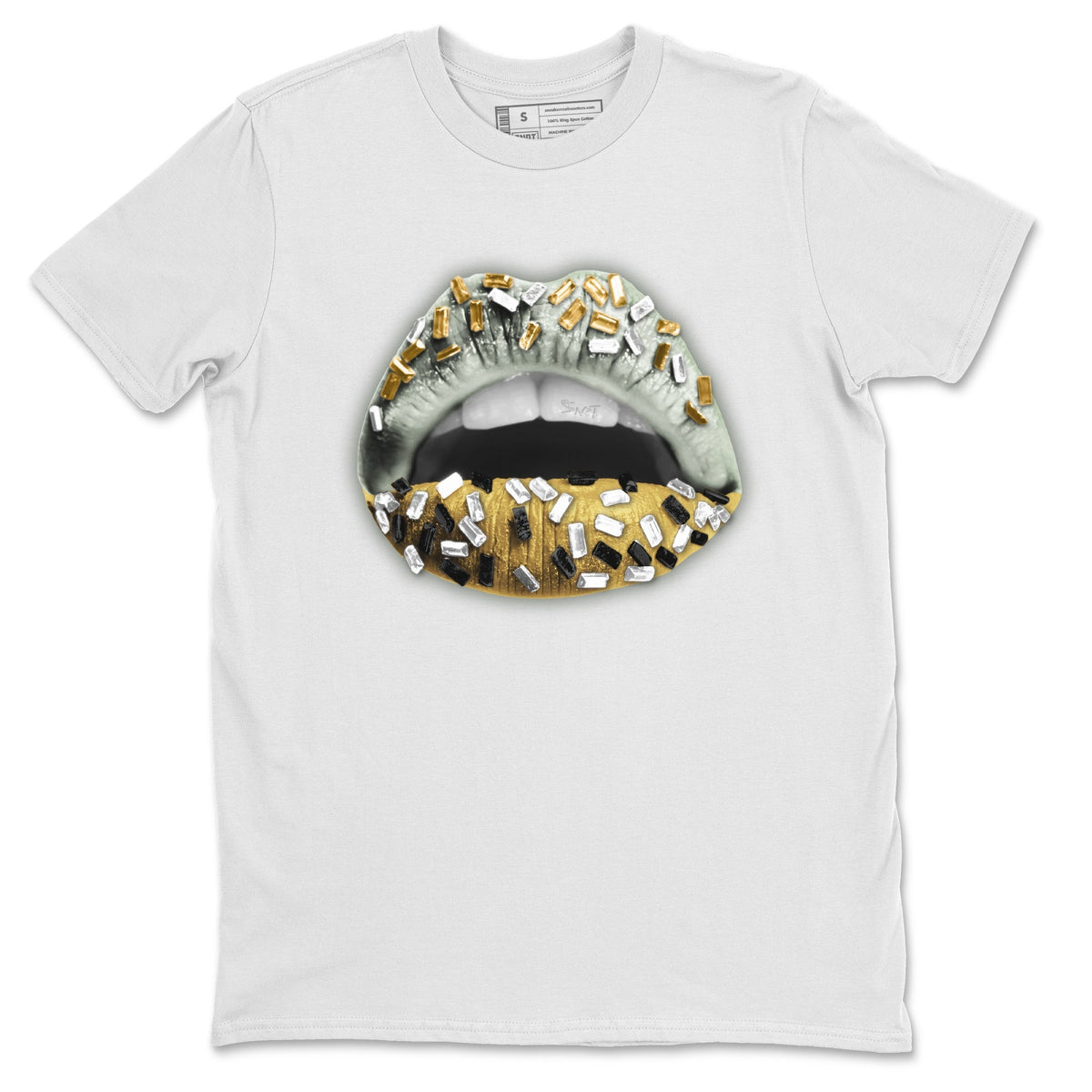 Jordan 5 Jade Horizon Sneaker Matching T-Shirt Lips Jewel Sneaker Tees Jordan 5 Jade Horizon Sneaker Release Tees Crew Neck Tees