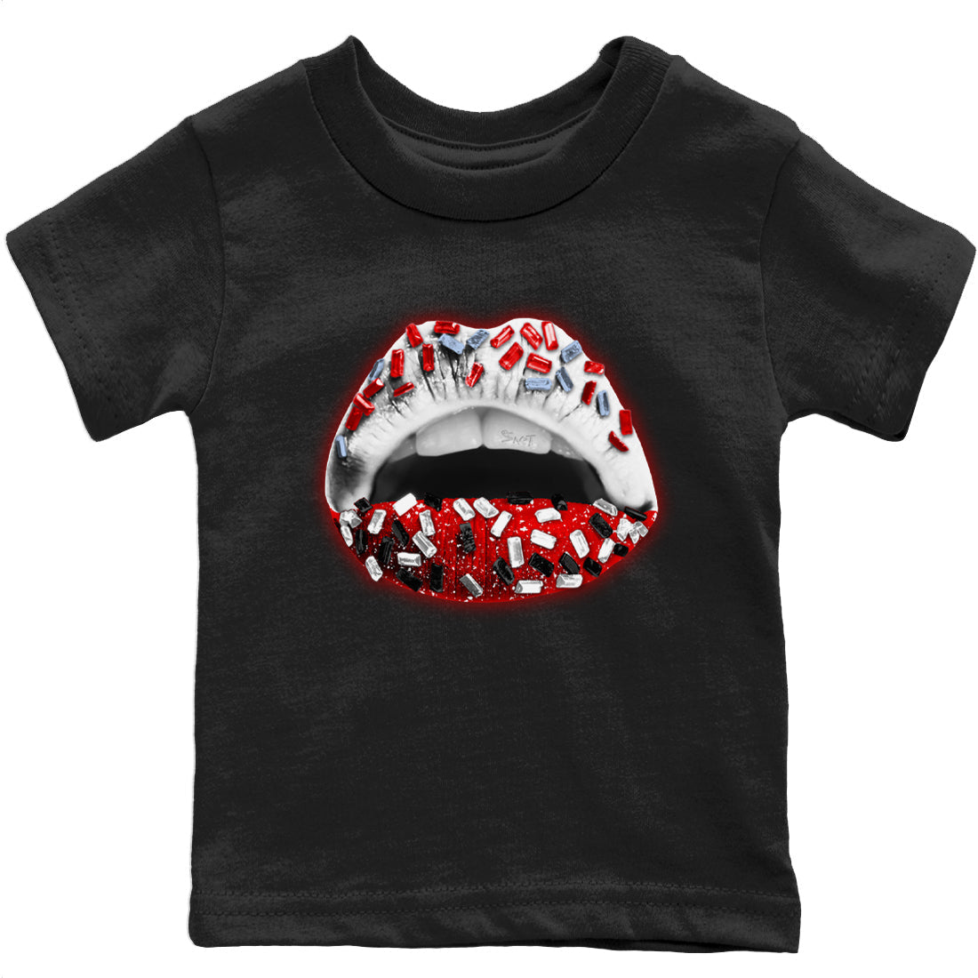 Jordan 6 Red Velvet Cookies Shirt To Match Jordans Lips Jewel Sneaker Tees Jordan 6 Red Velvet Cookies Drip Gear Zone Sneaker Matching Clothing Kids Shirts