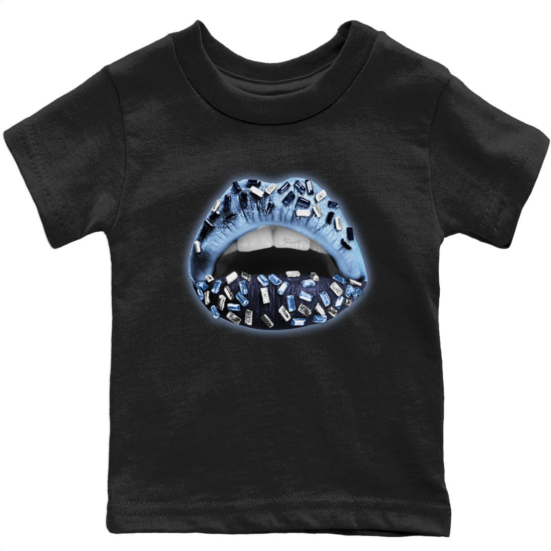Jordan 6 UNC Shirt To Match Jordans Lips Jewel Sneaker Tees Jordan 6 UNC Drip Gear Zone Sneaker Matching Clothing Kids Shirts