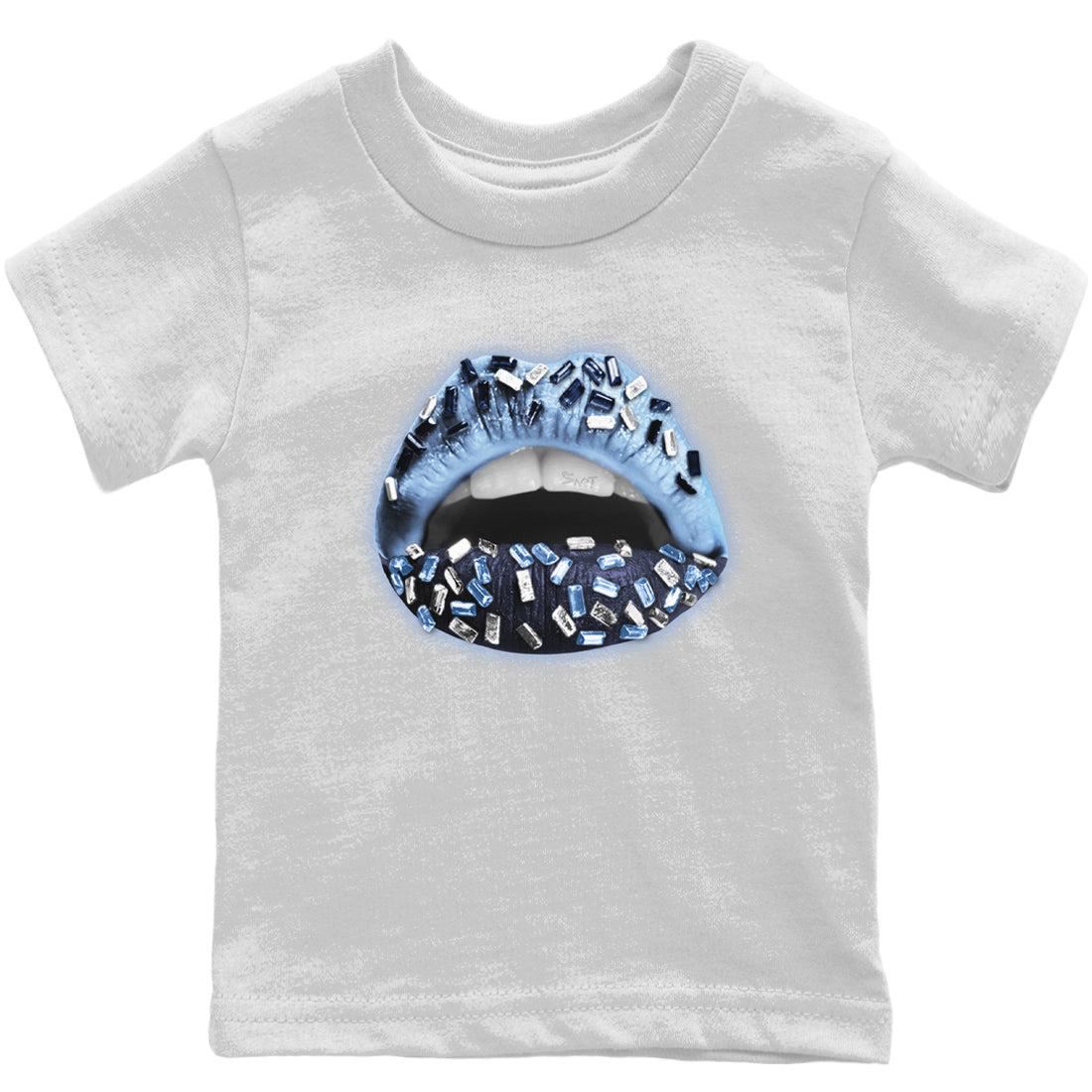 Jordan 6 UNC Shirt To Match Jordans Lips Jewel Sneaker Tees Jordan 6 UNC Drip Gear Zone Sneaker Matching Clothing Kids Shirts