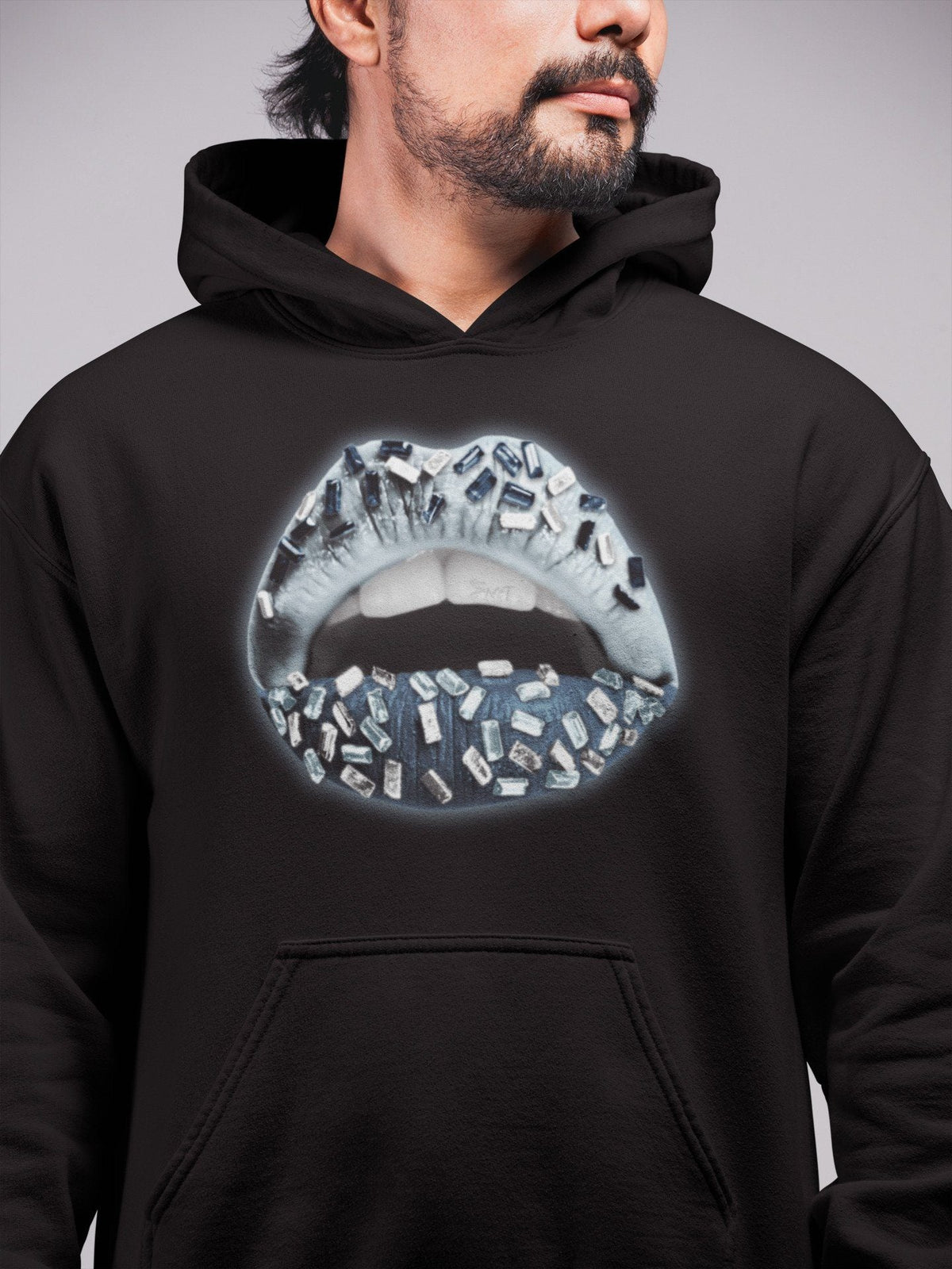 Dunk championship Grey Sneaker Match Tees Lips Jewel Sneaker Tees Dunk championship Grey Jordan to match sneaker T-Shirt Crew Neck Shirts