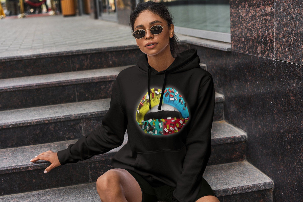 Dunk Free 99 White Sneaker Match Tees Lips Jewel Sneaker Tees Dunk Free 99 White Jordan to match sneaker T-Shirt Crew Neck Shirts