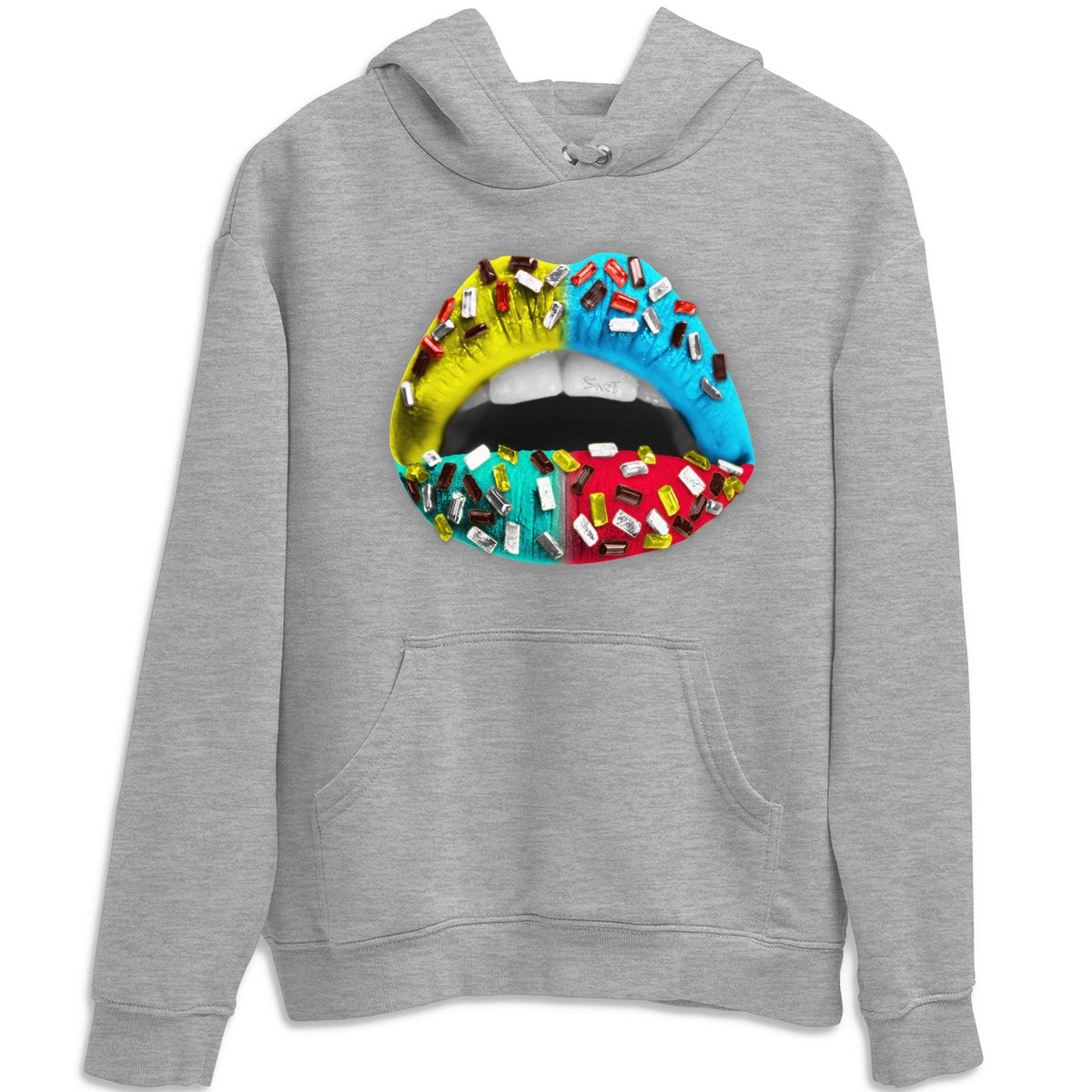 Dunk Free 99 White Sneaker Match Tees Lips Jewel Sneaker Tees Dunk Free 99 White Jordan to match sneaker T-Shirt Crew Neck Shirts