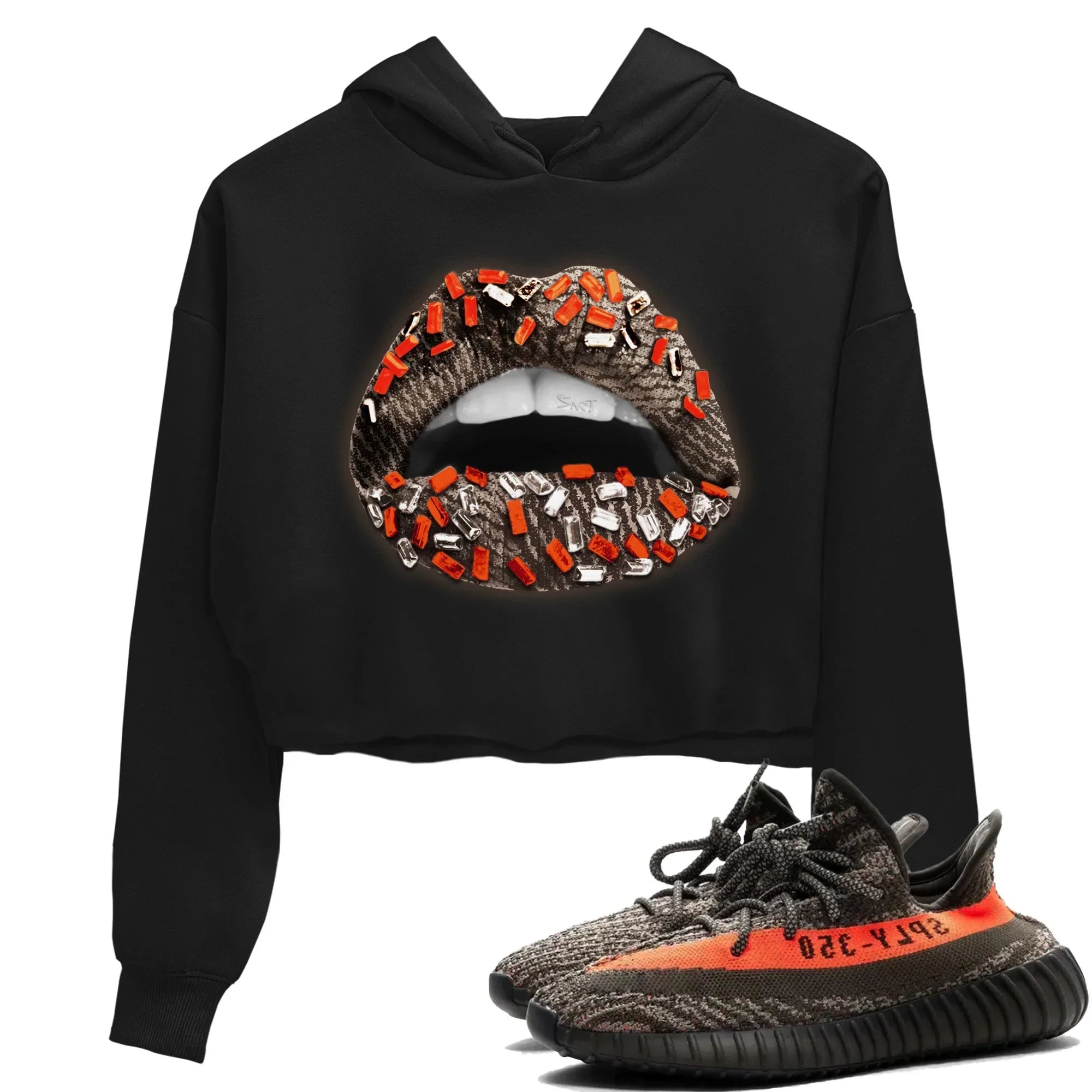 Yeezy 350 Carbon Beluga Shirt To Match Jordans Lips Jewel Sneaker Tees Yeezy 350 Carbon Beluga Drip Gear Zone Sneaker Matching Clothing Women's Shirts