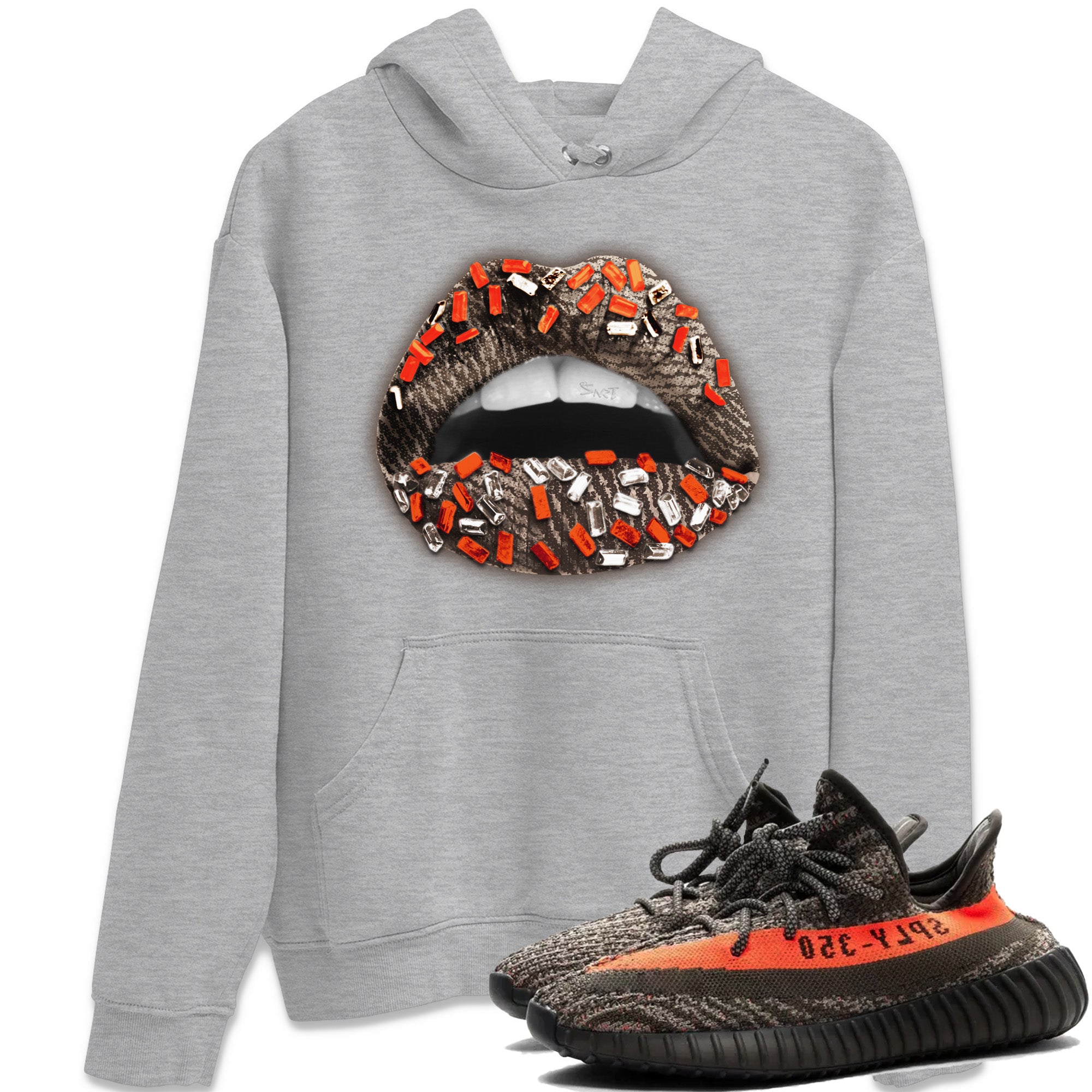 Yeezy 350 Carbon Beluga Shirt To Match Jordans Lips Jewel Sneaker Tees Yeezy 350 Carbon Beluga Drip Gear Zone Sneaker Matching Clothing Unisex Shirts
