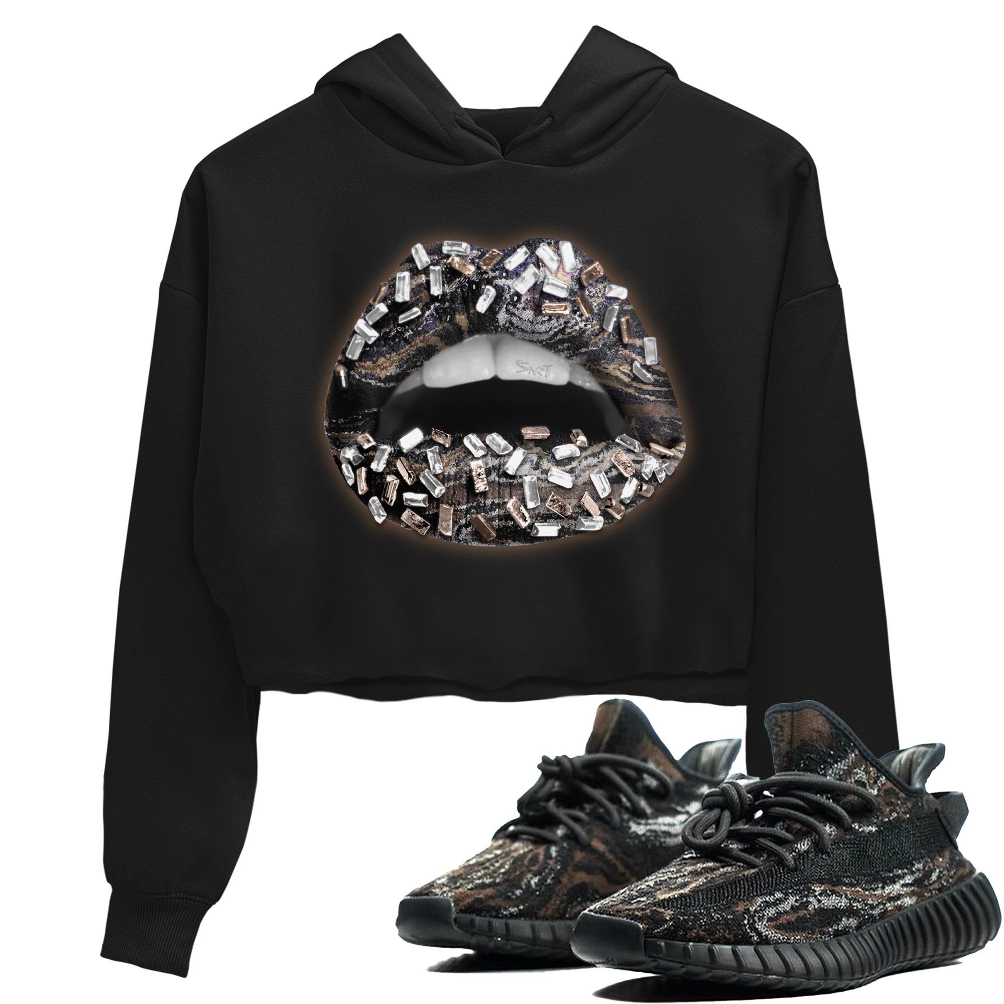 Yeezy 350 MX Rock Shirt To Match Jordans Lips Jewel Sneaker Tees Yeezy 350 MX Rock Drip Gear Zone Sneaker Matching Clothing Women's Shirts