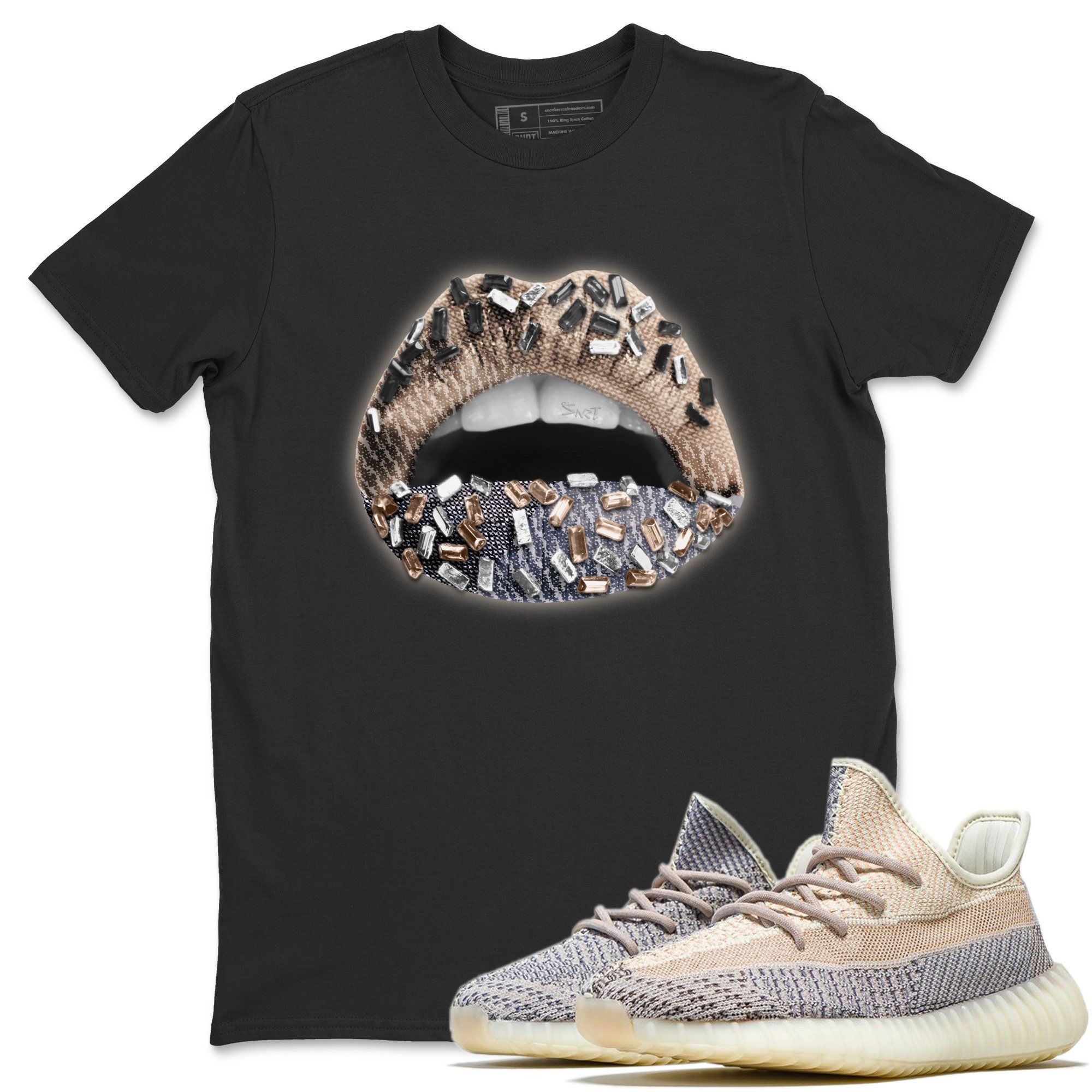 Yeezy 350 Ash Pearl Shirt To Match Jordans Lips Jewel Sneaker Tees Yeezy 350 Ash Pearl Drip Gear Zone Sneaker Matching Clothing Unisex Shirts
