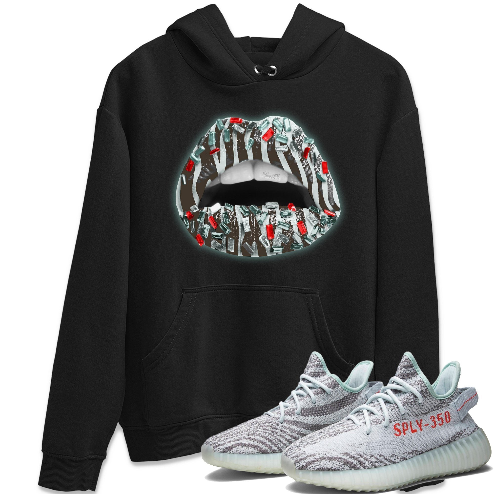 Yeezy 350 Blue Tint Shirt To Match Jordans Lips Jewel Sneaker Tees Yeezy 350 Blue Tint Drip Gear Zone Sneaker Matching Clothing Unisex Shirts