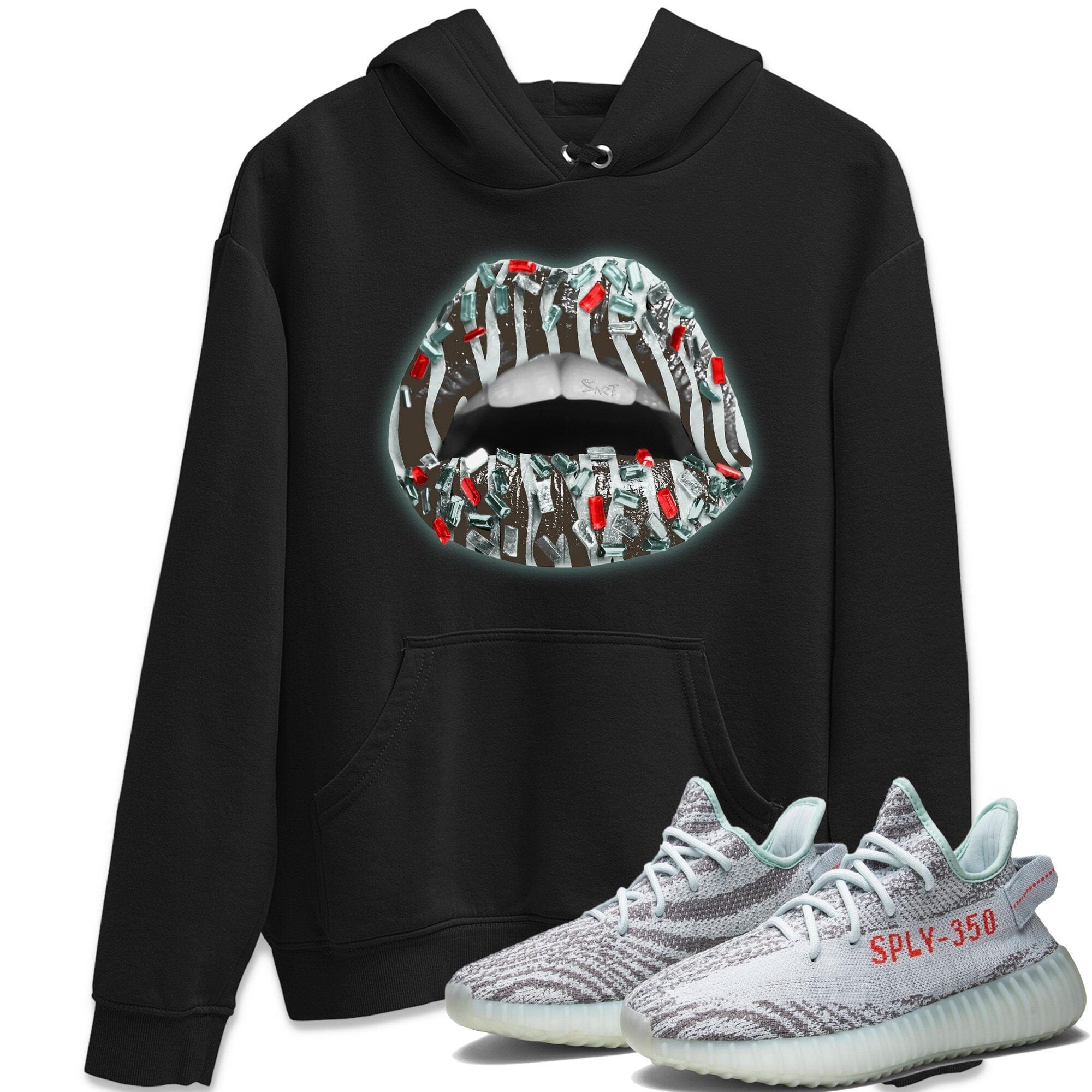 Yeezy 350 Blue Tint Shirt To Match Jordans Lips Jewel Sneaker Tees Yeezy 350 Blue Tint Drip Gear Zone Sneaker Matching Clothing Unisex Shirts