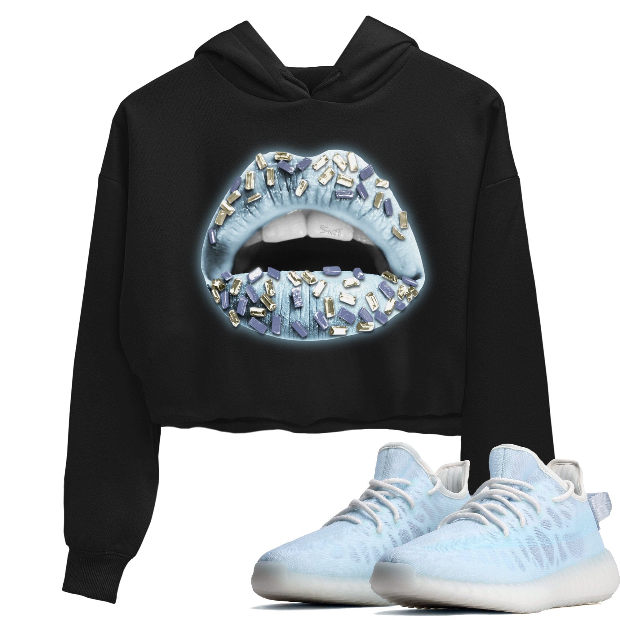 Yeezy 350 Mono Ice Shirt To Match Jordans Lips Jewel Sneaker Tees Yeezy 350 Mono Ice Drip Gear Zone Sneaker Matching Clothing Women's Shirts