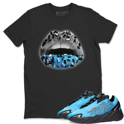 Yeezy 700 Bright Cyan Shirt To Match Jordans Lips Jewel Sneaker Tees Yeezy 700 Bright Cyan Drip Gear Zone Sneaker Matching Clothing Unisex Shirts