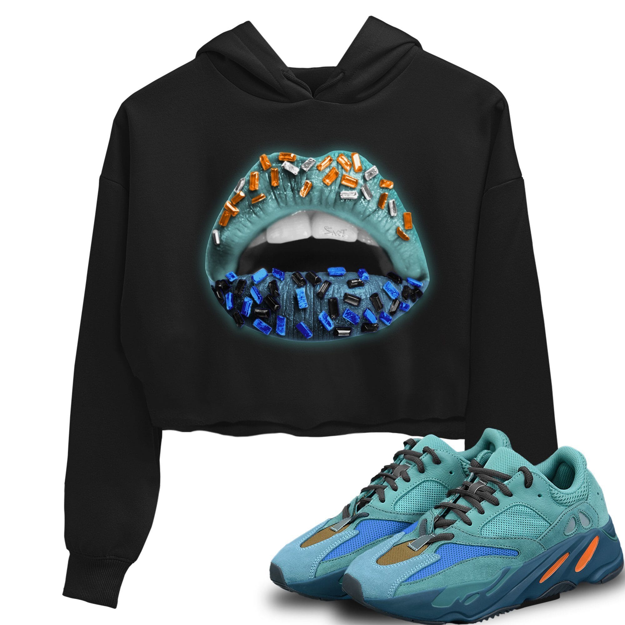 Yeezy 700 Faded Azure Shirt To Match Jordans Lips Jewel Sneaker Tees Yeezy 700 Faded Azure Drip Gear Zone Sneaker Matching Clothing Women's Shirts