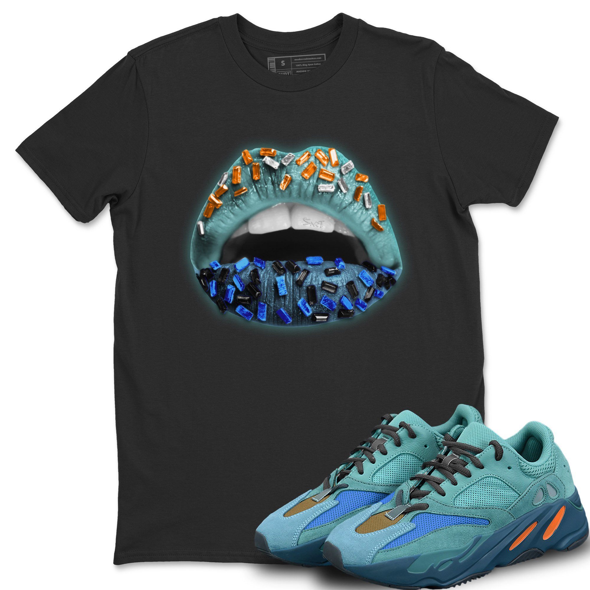 Yeezy 700 Faded Azure Shirt To Match Jordans Lips Jewel Sneaker Tees Yeezy 700 Faded Azure Drip Gear Zone Sneaker Matching Clothing Unisex Shirts