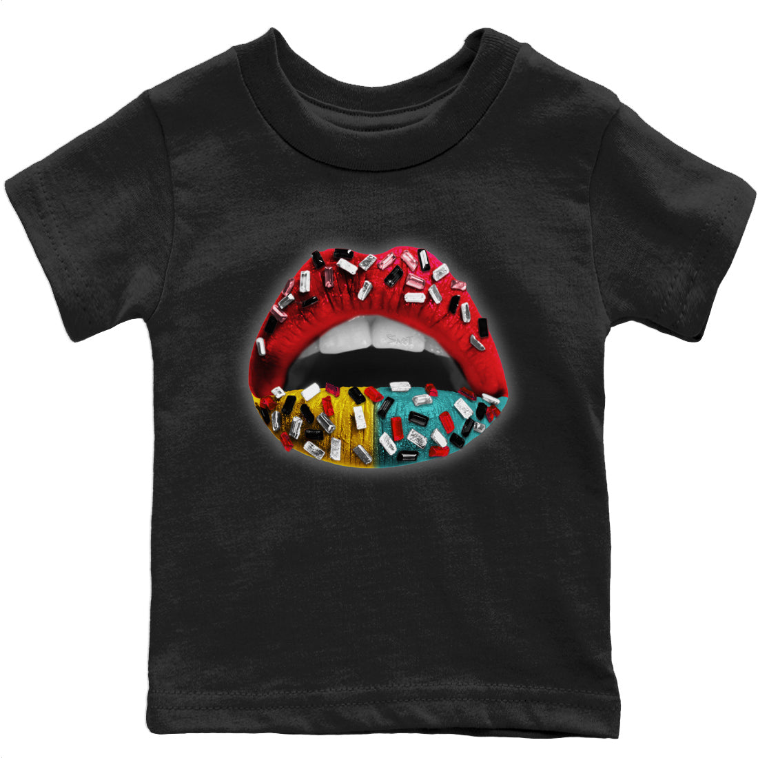 Yeezy 700 Hi-Res Red Shirt To Match Jordans Lips Jewel Sneaker Tees Yeezy 700 Hi-Res Red Drip Gear Zone Sneaker Matching Clothing Kids Shirts