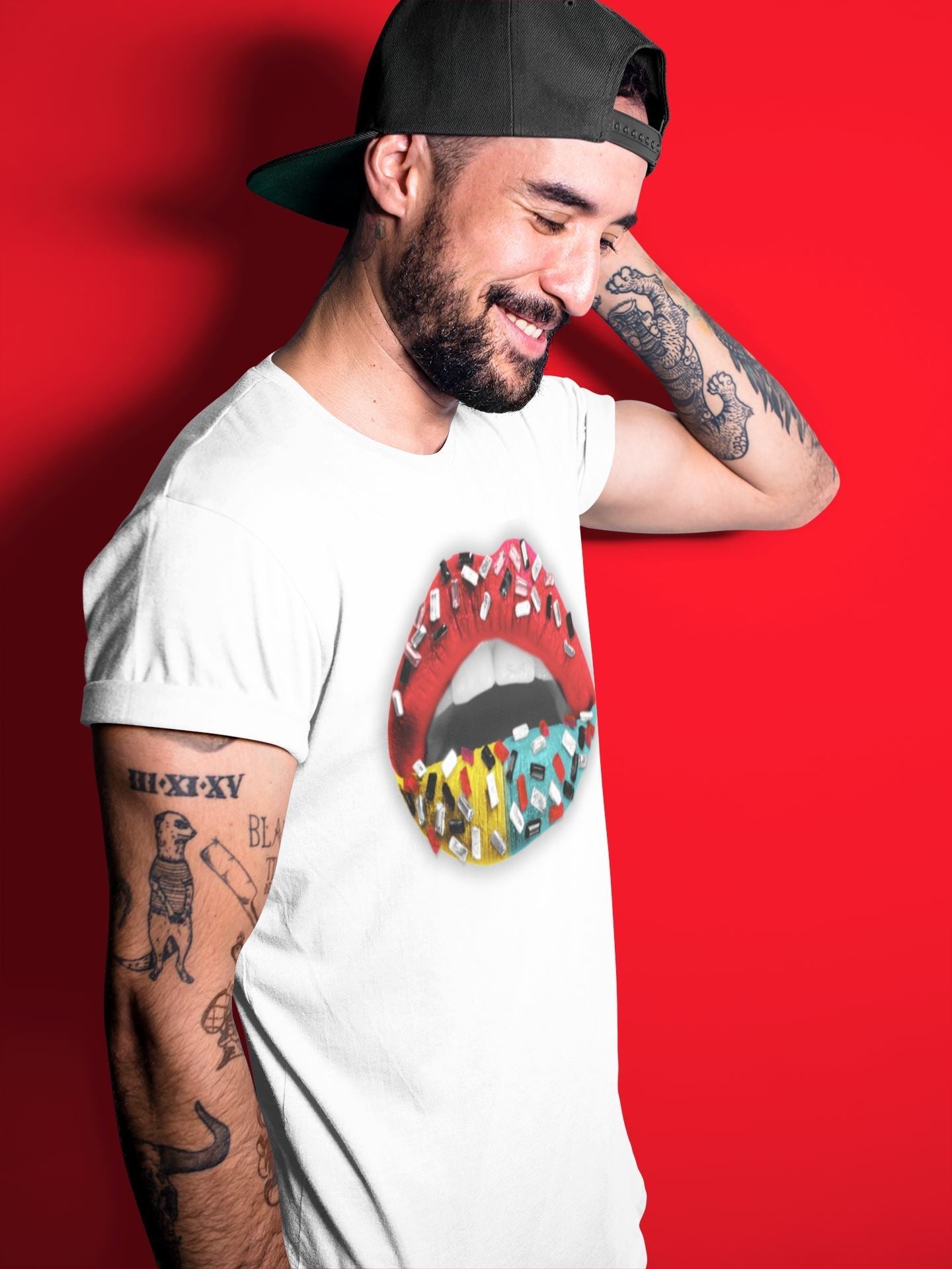 Yeezy 700 Hi-Res Red Shirt To Match Jordans Lips Jewel Sneaker Tees Yeezy 700 Hi-Res Red Drip Gear Zone Sneaker Matching Clothing Unisex Shirts