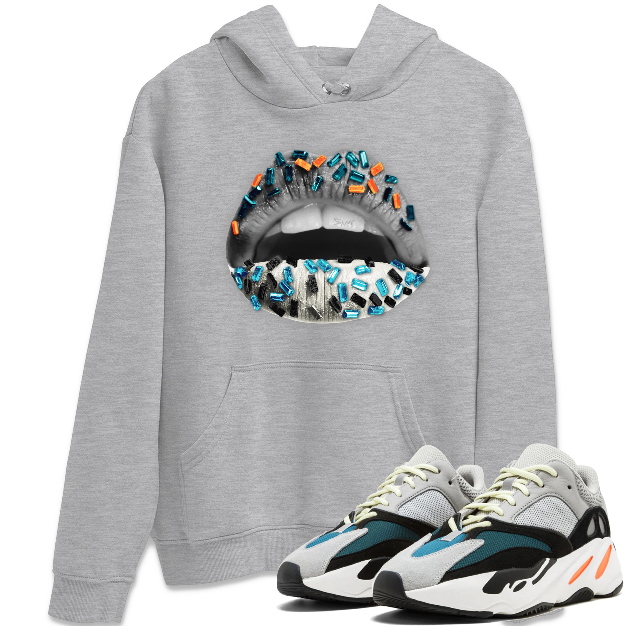 Yeezy 700 Wave Runner Shirt To Match Jordans Lips Jewel Sneaker Tees Yeezy 700 Wave Runner Drip Gear Zone Sneaker Matching Clothing Unisex Shirts