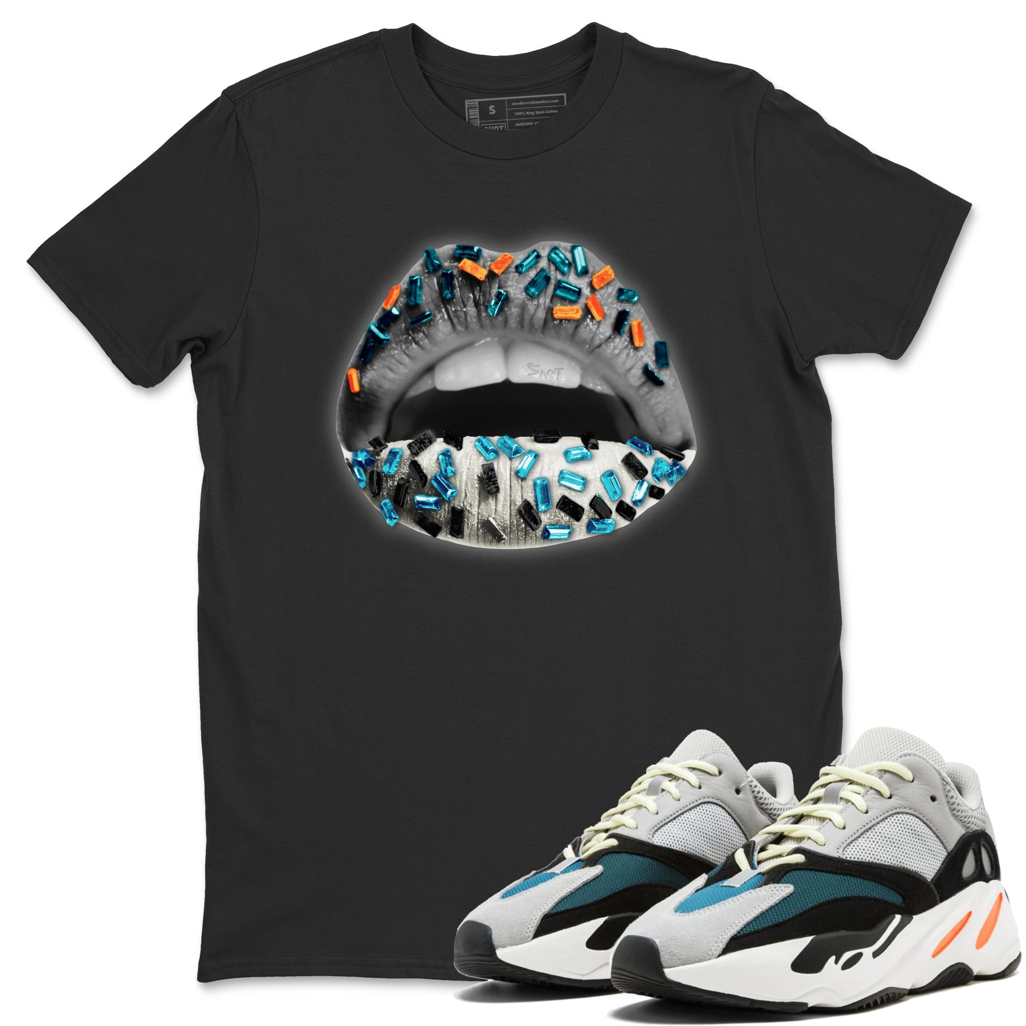 Yeezy 700 Wave Runner Shirt To Match Jordans Lips Jewel Sneaker Tees Yeezy 700 Wave Runner Drip Gear Zone Sneaker Matching Clothing Unisex Shirts