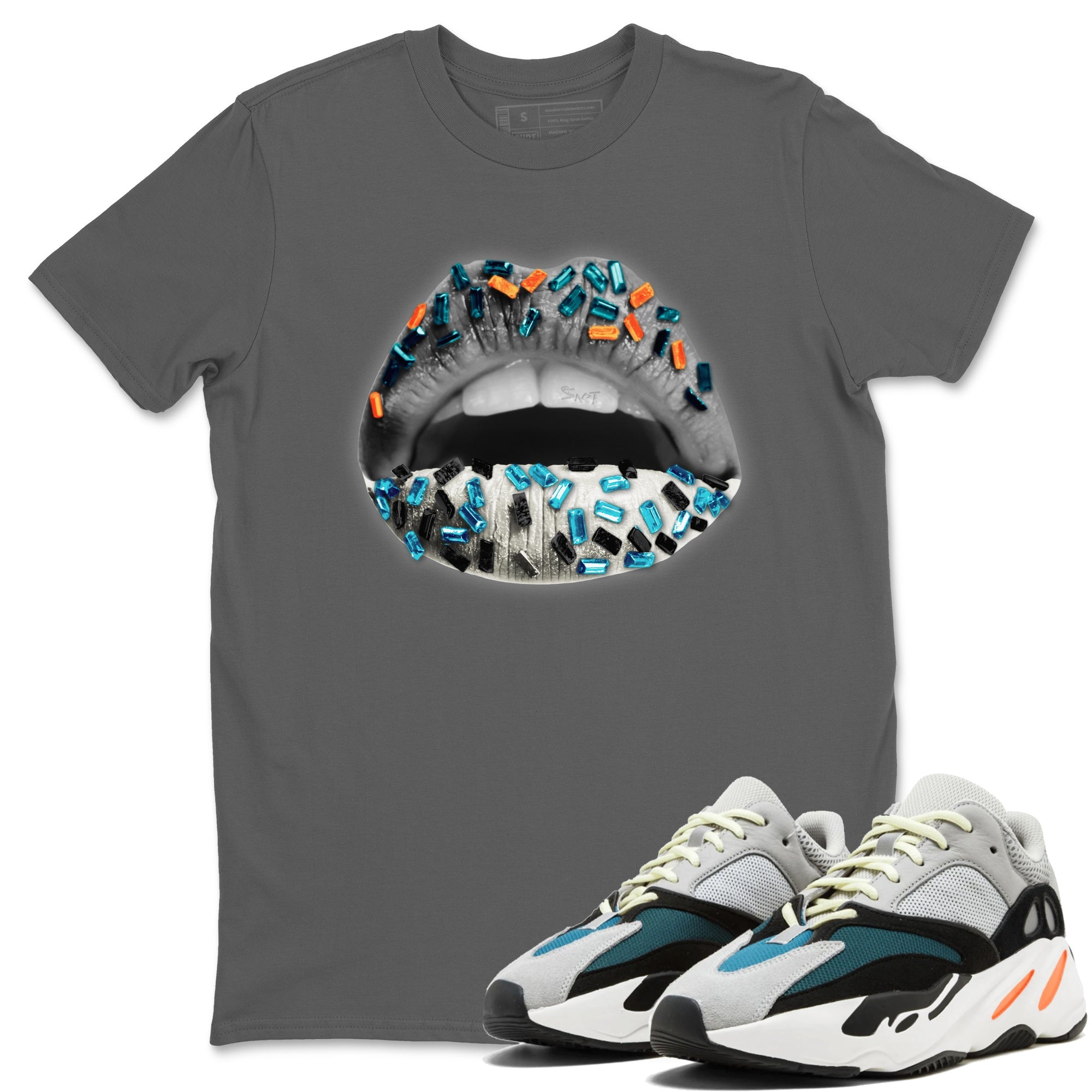 Yeezy 700 Wave Runner Shirt To Match Jordans Lips Jewel Sneaker Tees Yeezy 700 Wave Runner Drip Gear Zone Sneaker Matching Clothing Unisex Shirts