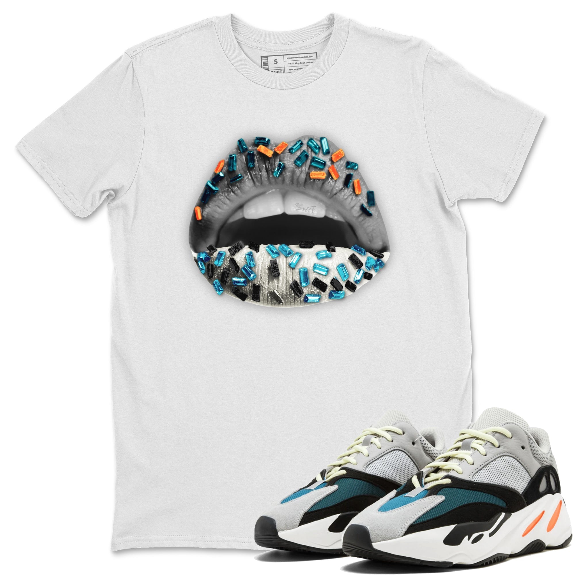 Yeezy 700 Wave Runner Shirt To Match Jordans Lips Jewel Sneaker Tees Yeezy 700 Wave Runner Drip Gear Zone Sneaker Matching Clothing Unisex Shirts