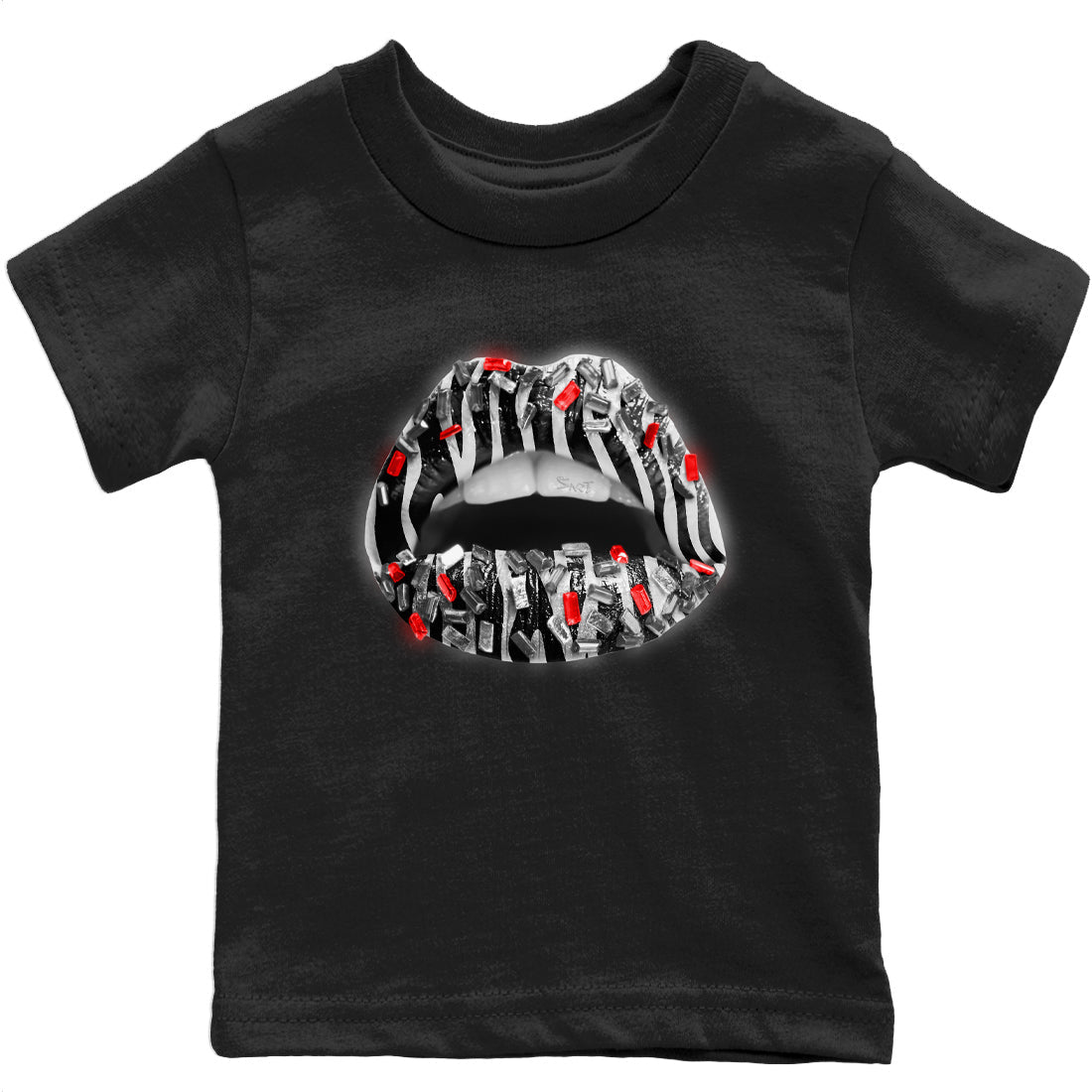 Yeezy 350 Zebra Shirt To Match Jordans Lips Jewel Sneaker Tees Yeezy 350 Zebra Drip Gear Zone Sneaker Matching Clothing Kids Shirts