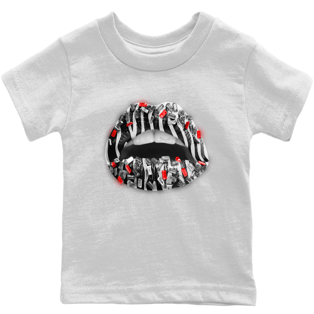 Yeezy 350 Zebra Shirt To Match Jordans Lips Jewel Sneaker Tees Yeezy 350 Zebra Drip Gear Zone Sneaker Matching Clothing Kids Shirts