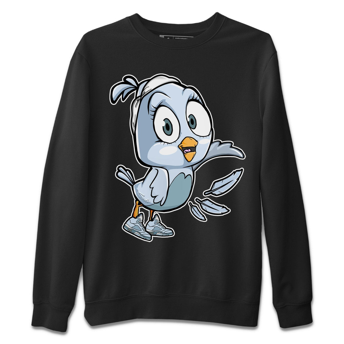 Jordan 5 Blue Bird Shirt To Match Jordans Little Bird Sneaker Tees Jordan 5 Blue Bird Drip Gear Zone Sneaker Matching Clothing Unisex Shirts