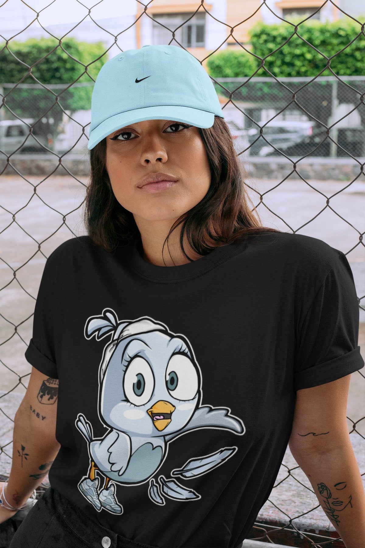 Jordan 5 Blue Bird Shirt To Match Jordans Little Bird Sneaker Tees Jordan 5 Blue Bird Drip Gear Zone Sneaker Matching Clothing Unisex Shirts
