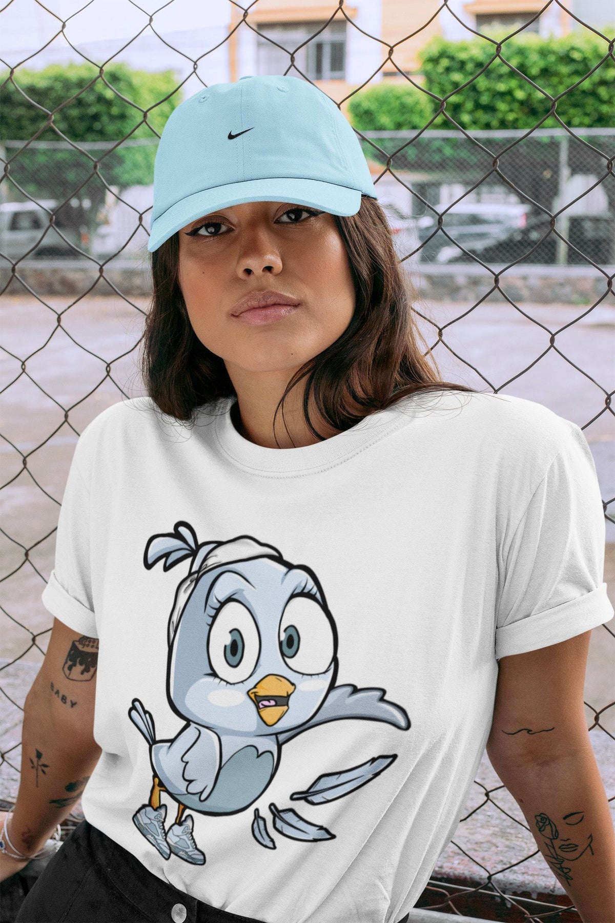 Jordan 5 Blue Bird Shirt To Match Jordans Little Bird Sneaker Tees Jordan 5 Blue Bird Drip Gear Zone Sneaker Matching Clothing Unisex Shirts