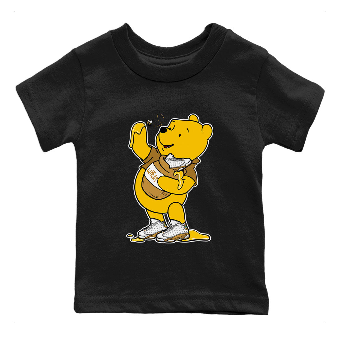 Air Jordan 13 Wheat shirt to match jordans Loot At This Streetwear Sneaker Shirt 13s Wheat Drip Gear Zone Sneaker Matching Clothing Baby Toddler Black 2 T-Shirt