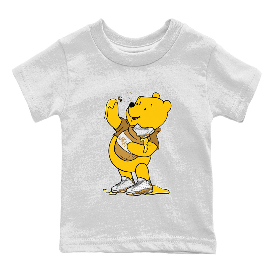 Air Jordan 13 Wheat shirt to match jordans Loot At This Streetwear Sneaker Shirt 13s Wheat Drip Gear Zone Sneaker Matching Clothing Baby Toddler White 2 T-Shirt