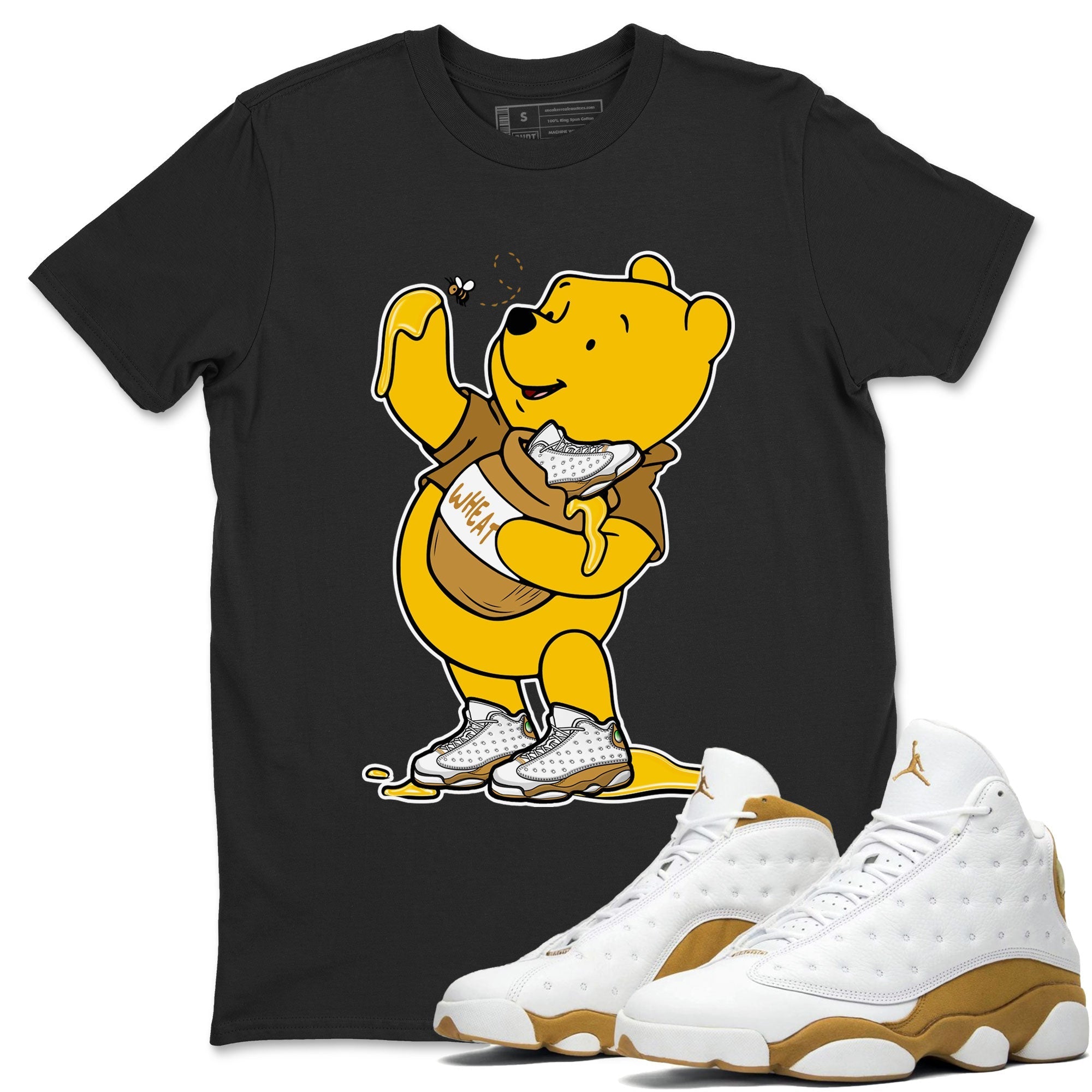 Air Jordan 13 Wheat shirt to match jordans Loot At This Streetwear Sneaker Shirt 13s Wheat Drip Gear Zone Sneaker Matching Clothing Unisex Black 1 T-Shirt