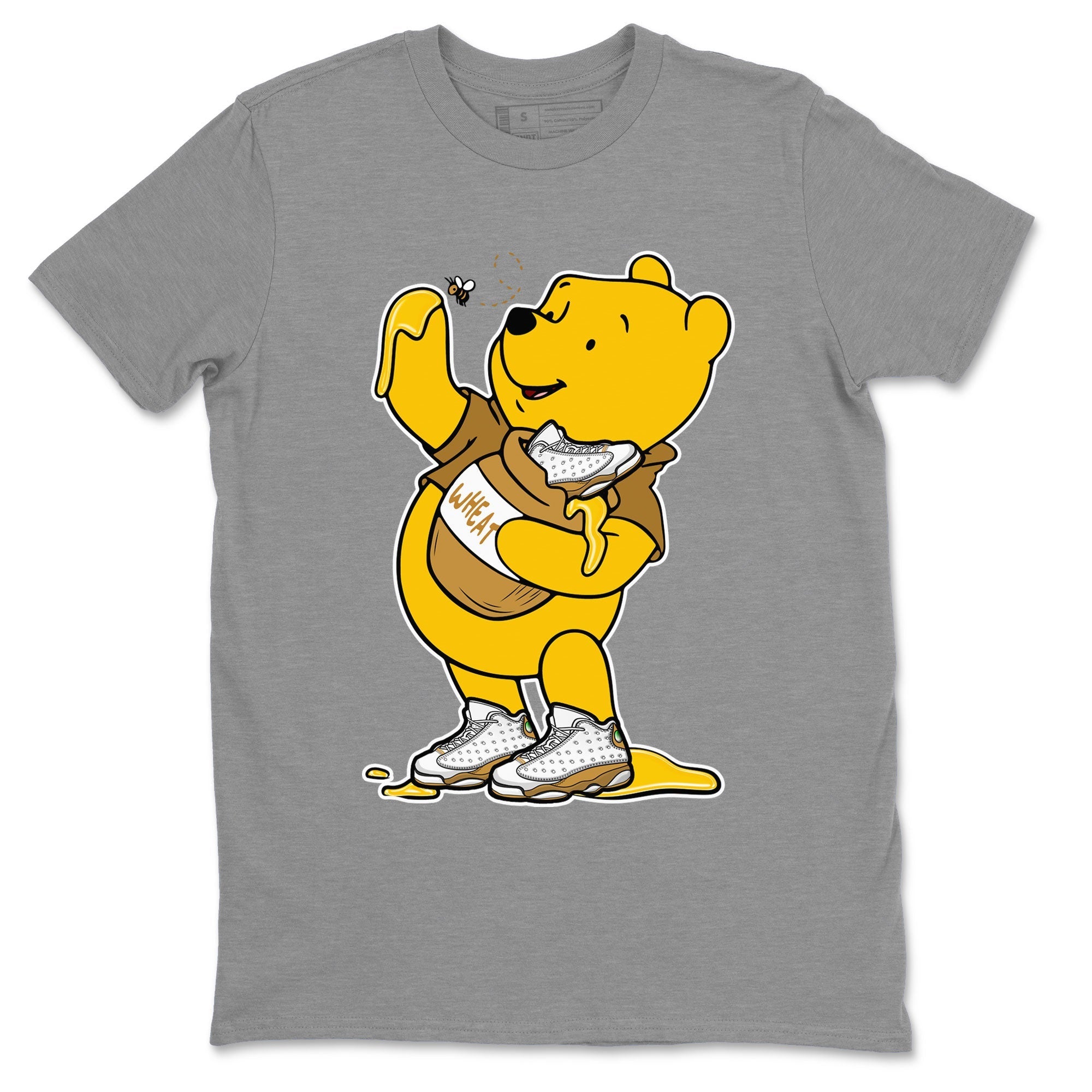 Air Jordan 13 Wheat shirt to match jordans Loot At This Streetwear Sneaker Shirt 13s Wheat Drip Gear Zone Sneaker Matching Clothing Unisex Heather Grey 2 T-Shirt