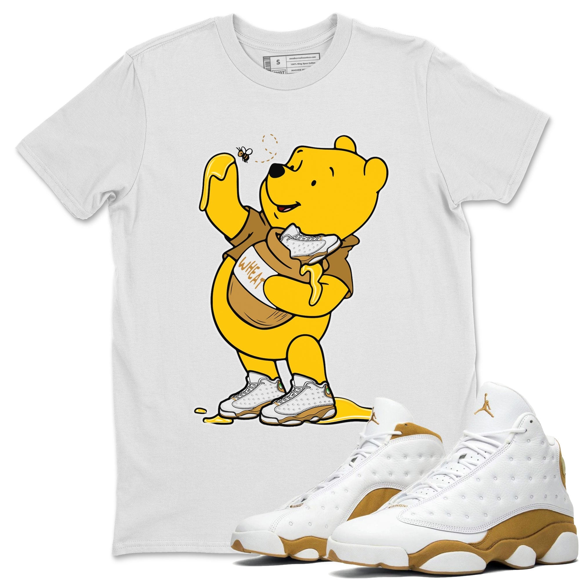 Air Jordan 13 Wheat shirt to match jordans Loot At This Streetwear Sneaker Shirt 13s Wheat Drip Gear Zone Sneaker Matching Clothing Unisex White 1 T-Shirt