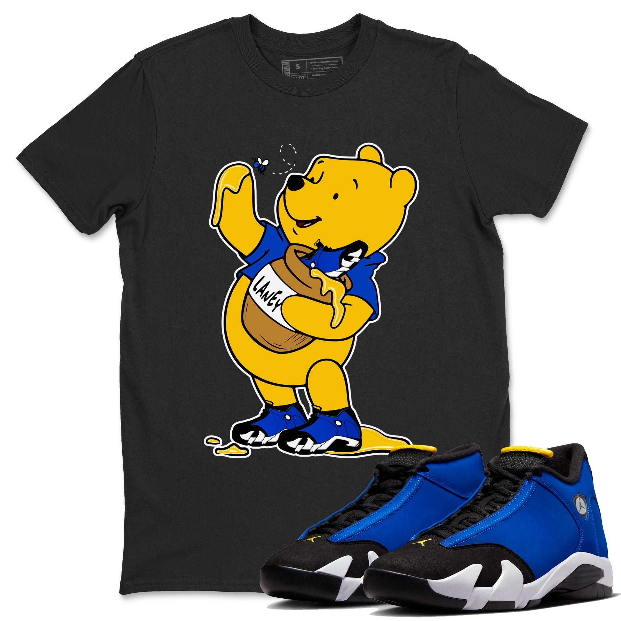 AJ14 Laney shirt to match jordans Loot At This Streetwear Sneaker Shirt Air Jordan 14 Laney Drip Gear Zone Sneaker Matching Clothing Unisex Black 1 T-Shirt