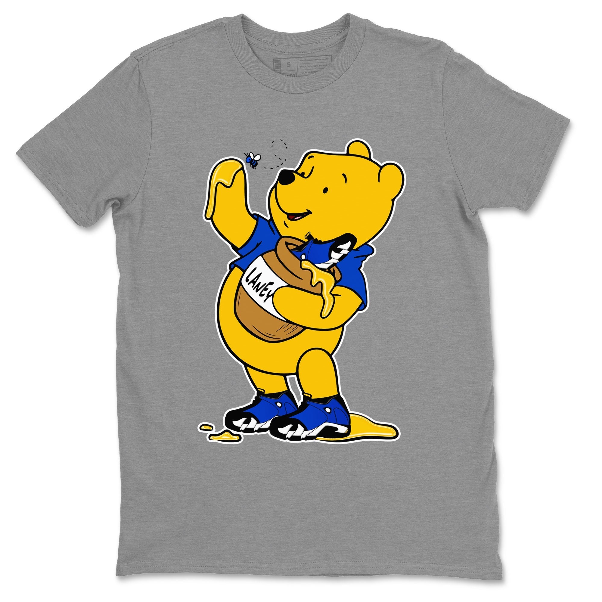 AJ14 Laney shirt to match jordans Loot At This Streetwear Sneaker Shirt Air Jordan 14 Laney Drip Gear Zone Sneaker Matching Clothing Unisex Heather Grey 2 T-Shirt