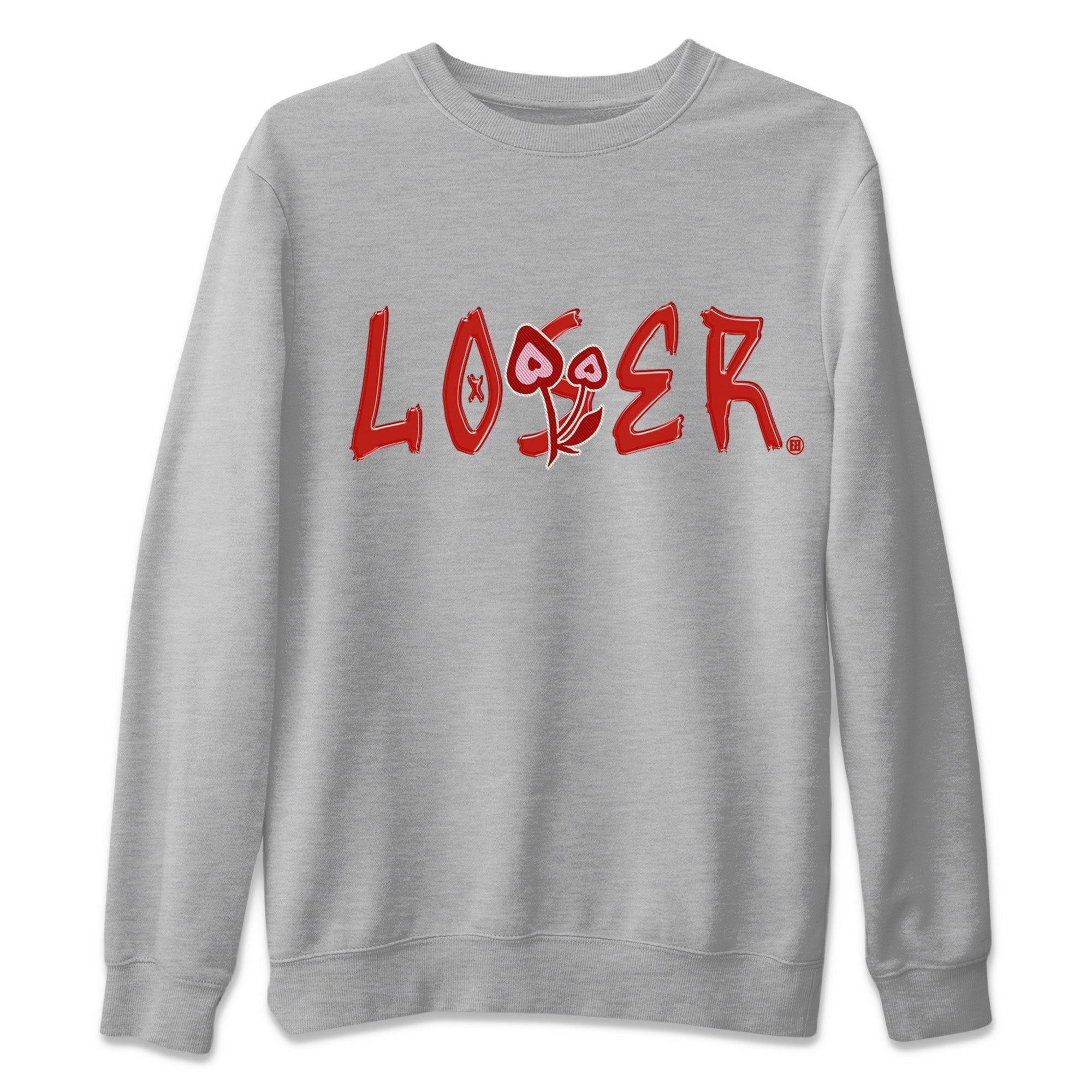 Air Force 1 Valentines Day Sneaker Match Tees Loser Lover Sneaker Tees Air Force 1 Valentines Day Jordan to match sneaker T-Shirt Crew Neck Shirts