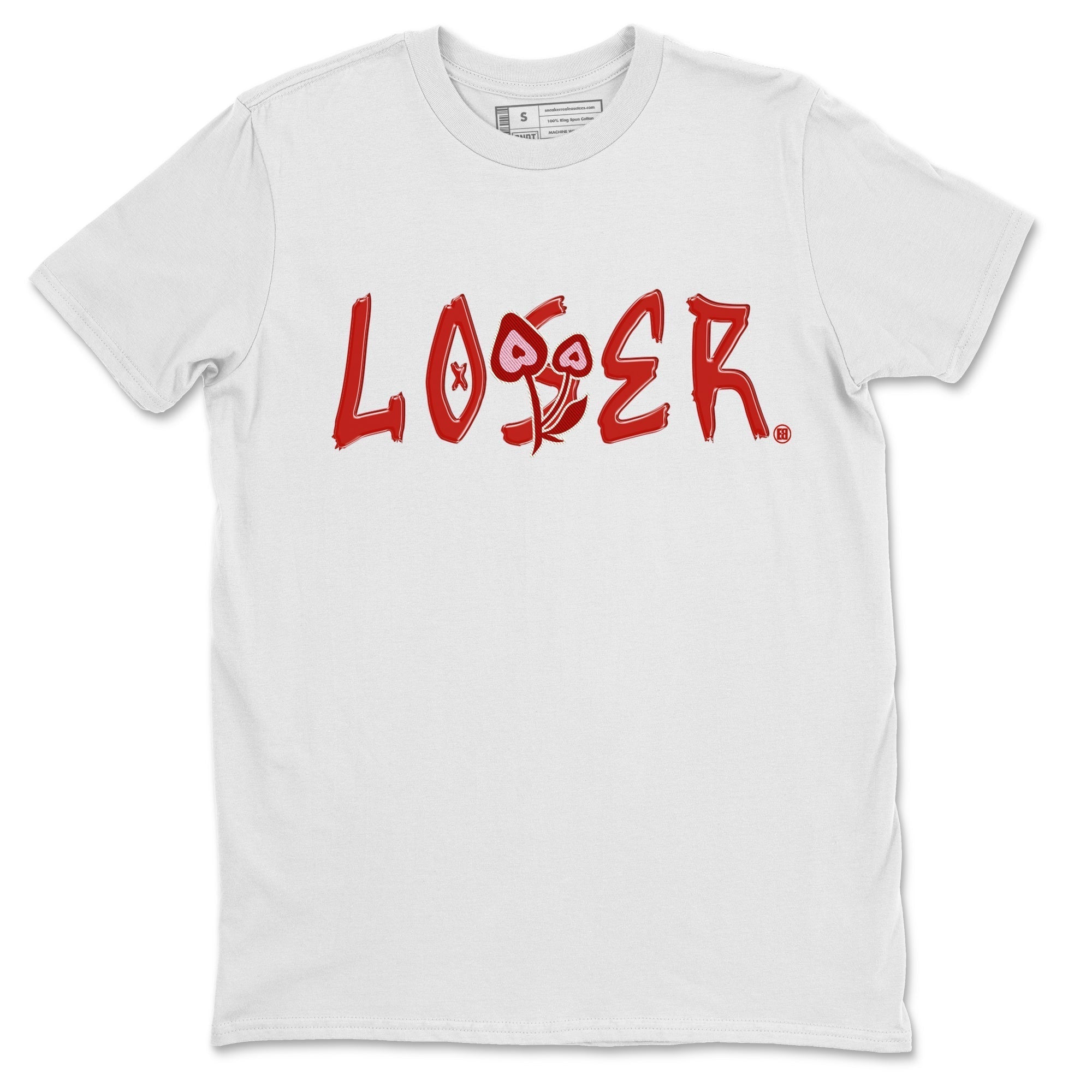 Air Force 1 Valentines Day Sneaker Match Tees Loser Lover Sneaker Tees Air Force 1 Valentines Day Jordan to match sneaker T-Shirt Crew Neck Shirts