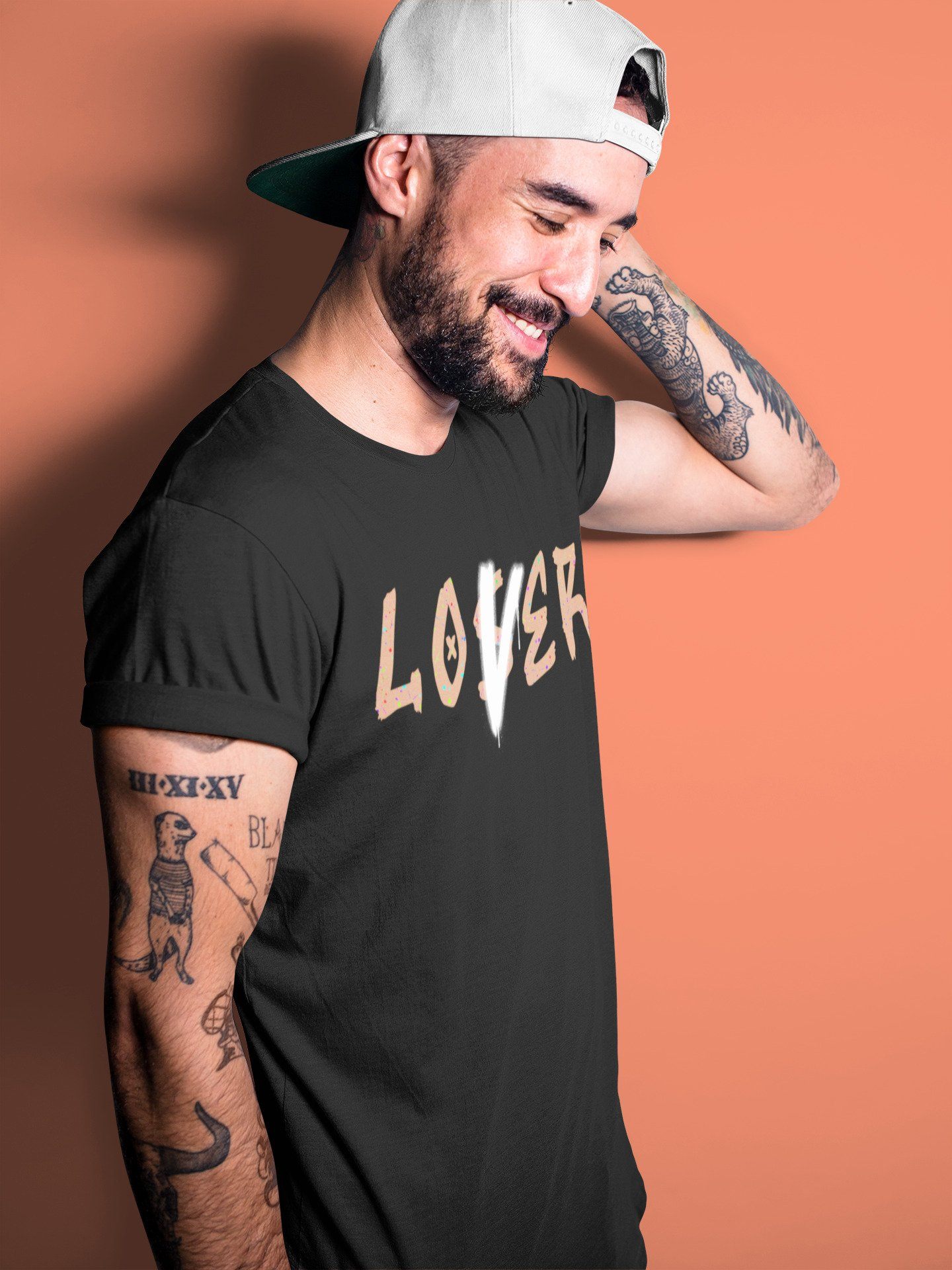 Jordan 1 Brushstroke Sneaker Matching T-Shirt Loser Lover Sneaker Tees Jordan 1 Brushstroke Sneaker Release Tees Crew Neck Tees