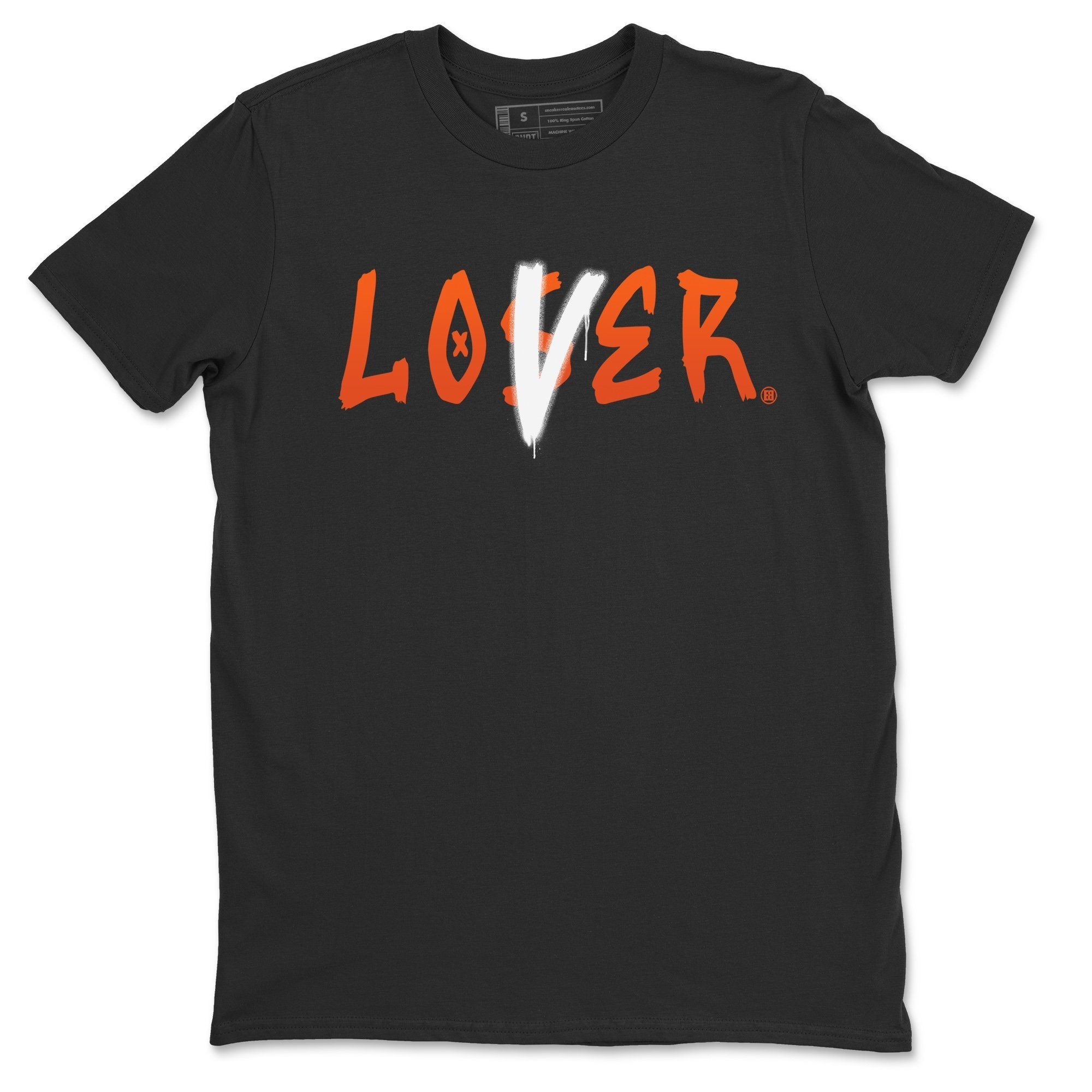 Jordan 1 Electro Orange Sneaker Matching T-Shirt Loser Lover Sneaker Tees Jordan 1 Electro Orange Sneaker Release Tees Crew Neck Tees