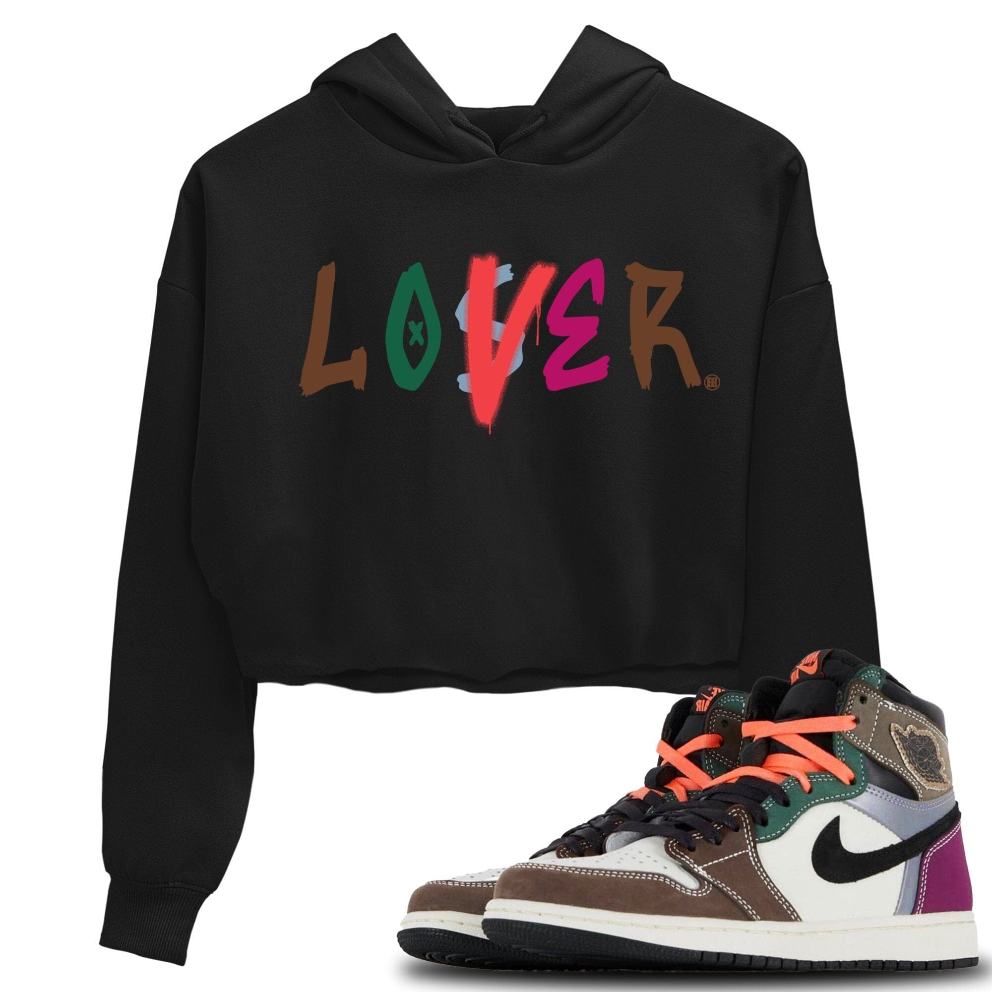 Jordan 1 Hand Crafted Sneaker Matching T-Shirt Loser Lover Sneaker Tees Jordan 1 Hand Crafted Sneaker Release Tees Women's Shirts
