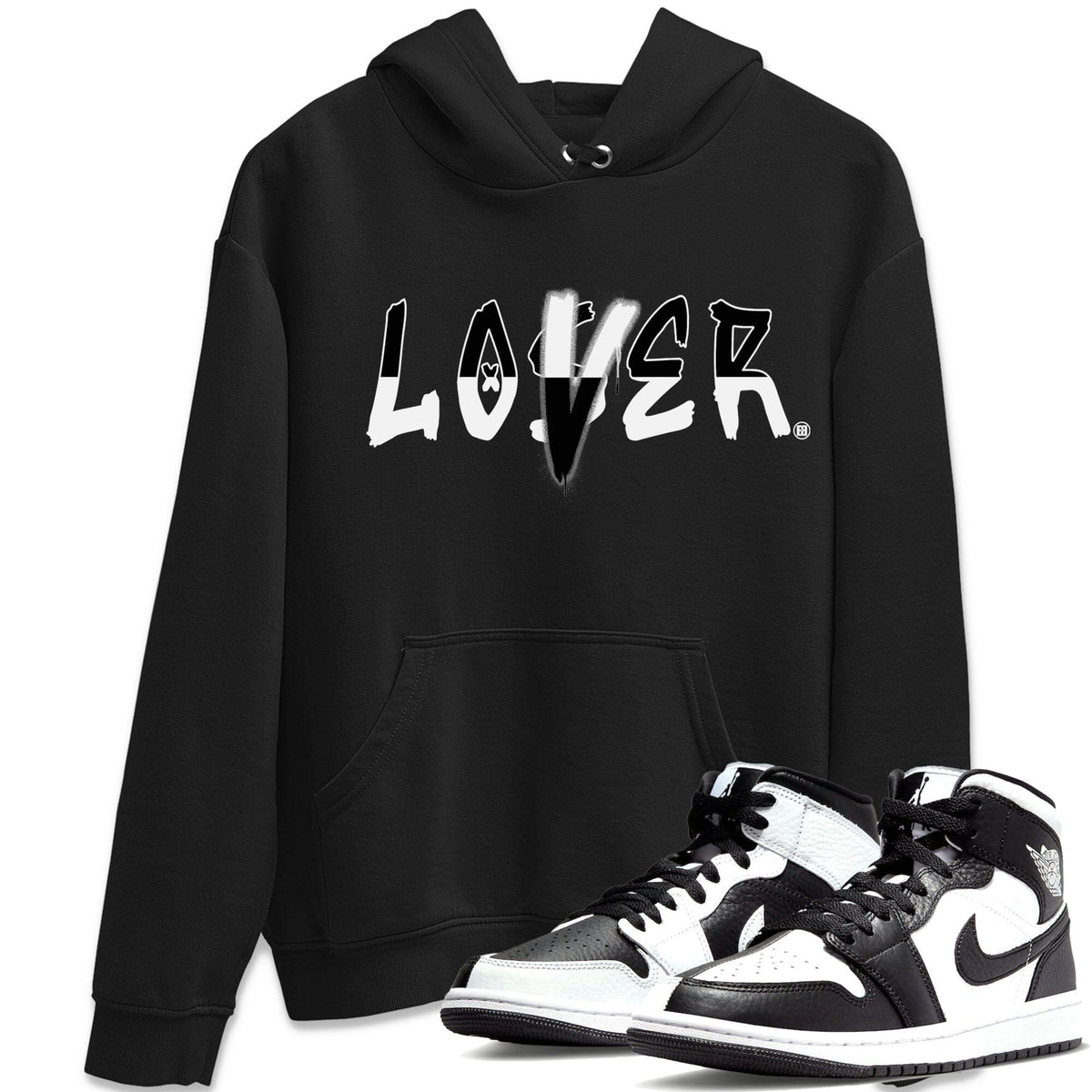 Jordan 1 Homage Sneaker Matching T-Shirt Loser Lover Sneaker Tees Jordan 1 Homage Sneaker Release Tees Crew Neck Tees