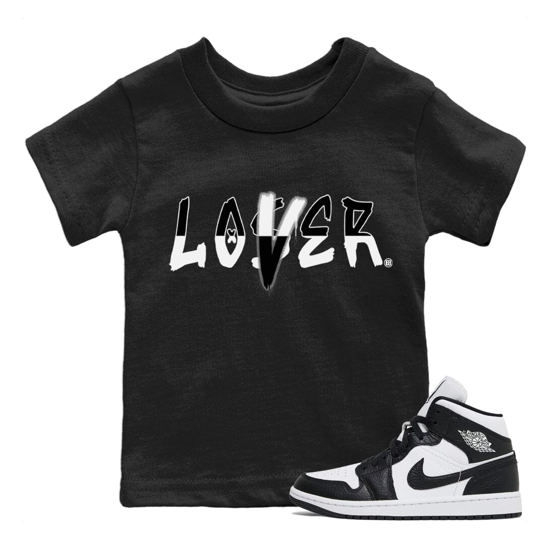 Jordan 1 Homage Sneaker Matching T-Shirt Loser Lover Sneaker Tees Jordan 1 Homage Sneaker Release Tees Kids Shirts