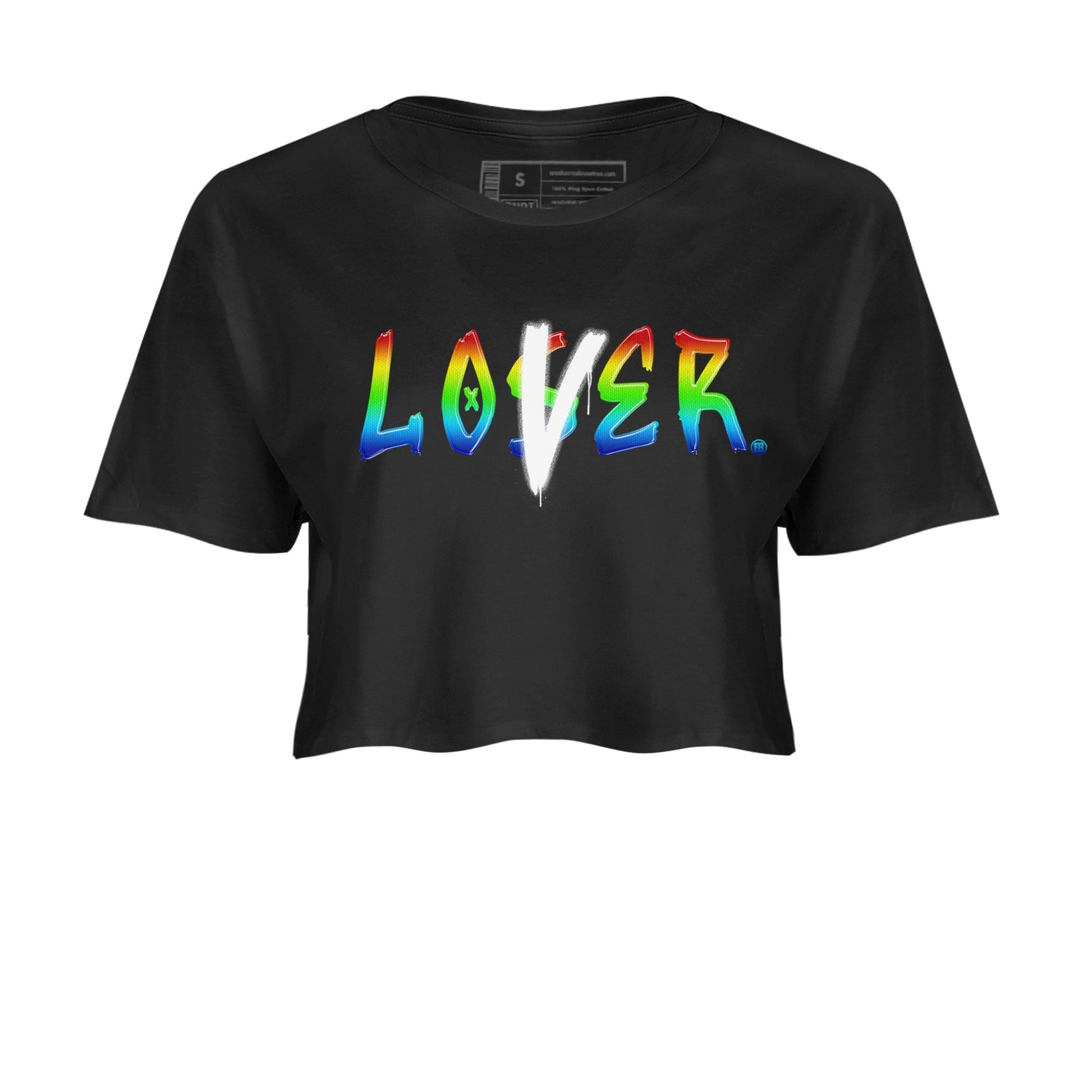 Air Jordan 1 X J Balvin shirt to match jordans Loser Lover Streetwear Sneaker Shirt Air Jordan 1 X J Balvin Drip Gear Zone Sneaker Matching Clothing LGBT Pride T-Shirt Black 2 Crop T-Shirt