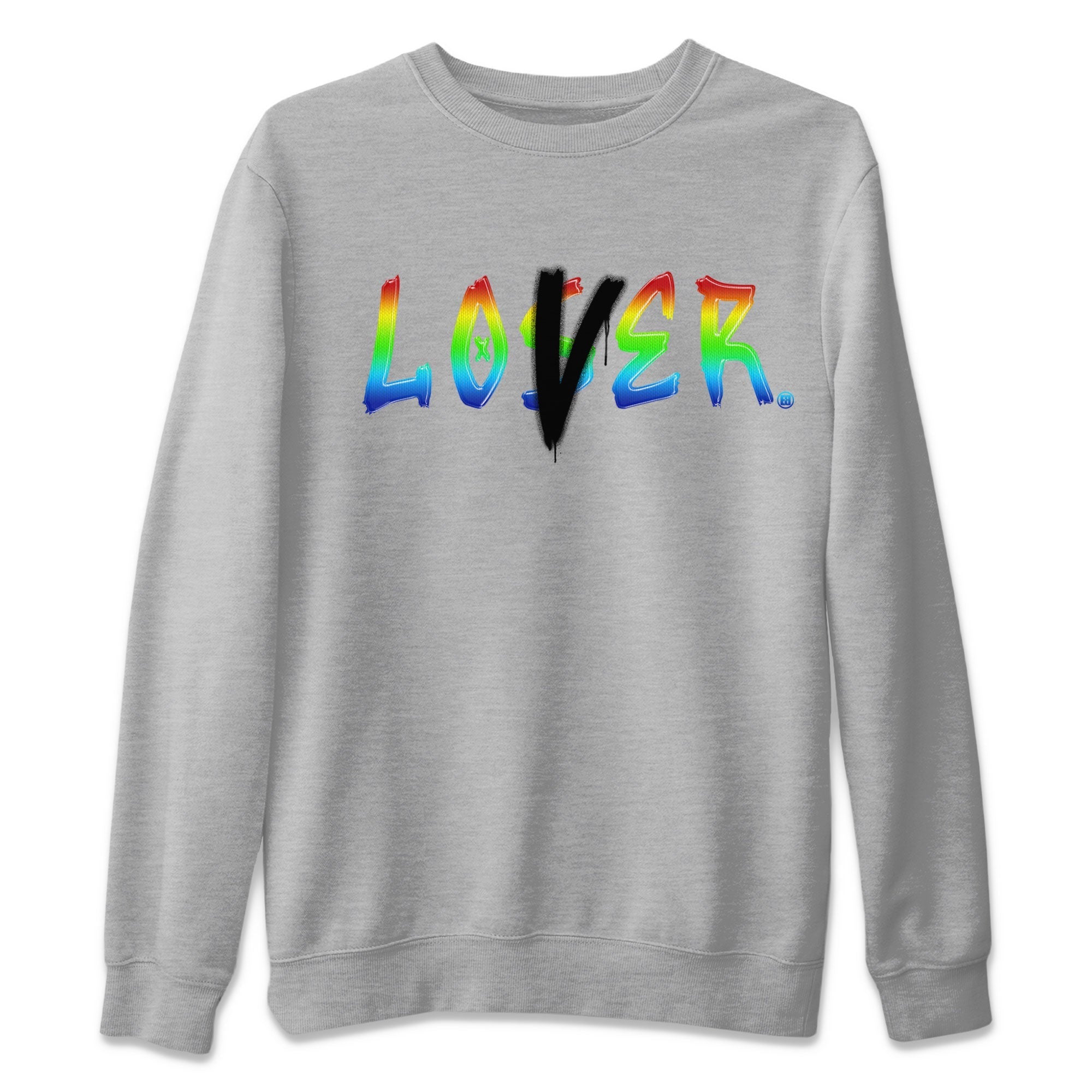 Air Jordan 1 X J Balvin shirt to match jordans Loser Lover Streetwear Sneaker Shirt Air Jordan 1 X J Balvin Drip Gear Zone Sneaker Matching Clothing LGBT Pride T-Shirt Unisex Heather Grey 2 T-Shirt
