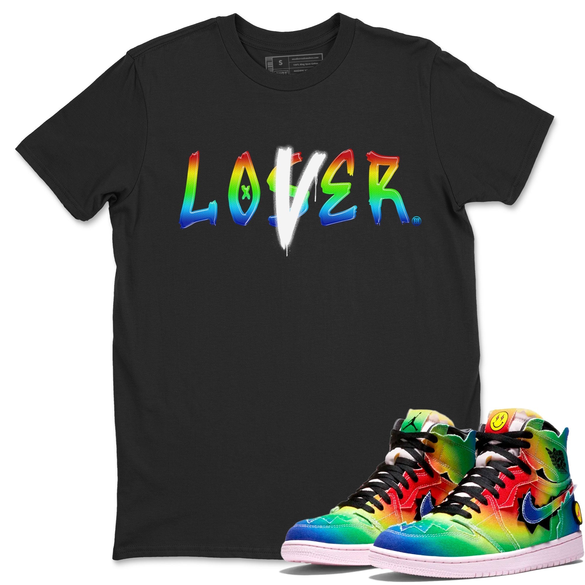 Air Jordan 1 X J Balvin shirt to match jordans Loser Lover Streetwear Sneaker Shirt Air Jordan 1 X J Balvin Drip Gear Zone Sneaker Matching Clothing LGBT Pride T-Shirt Unisex Black 1 T-Shirt