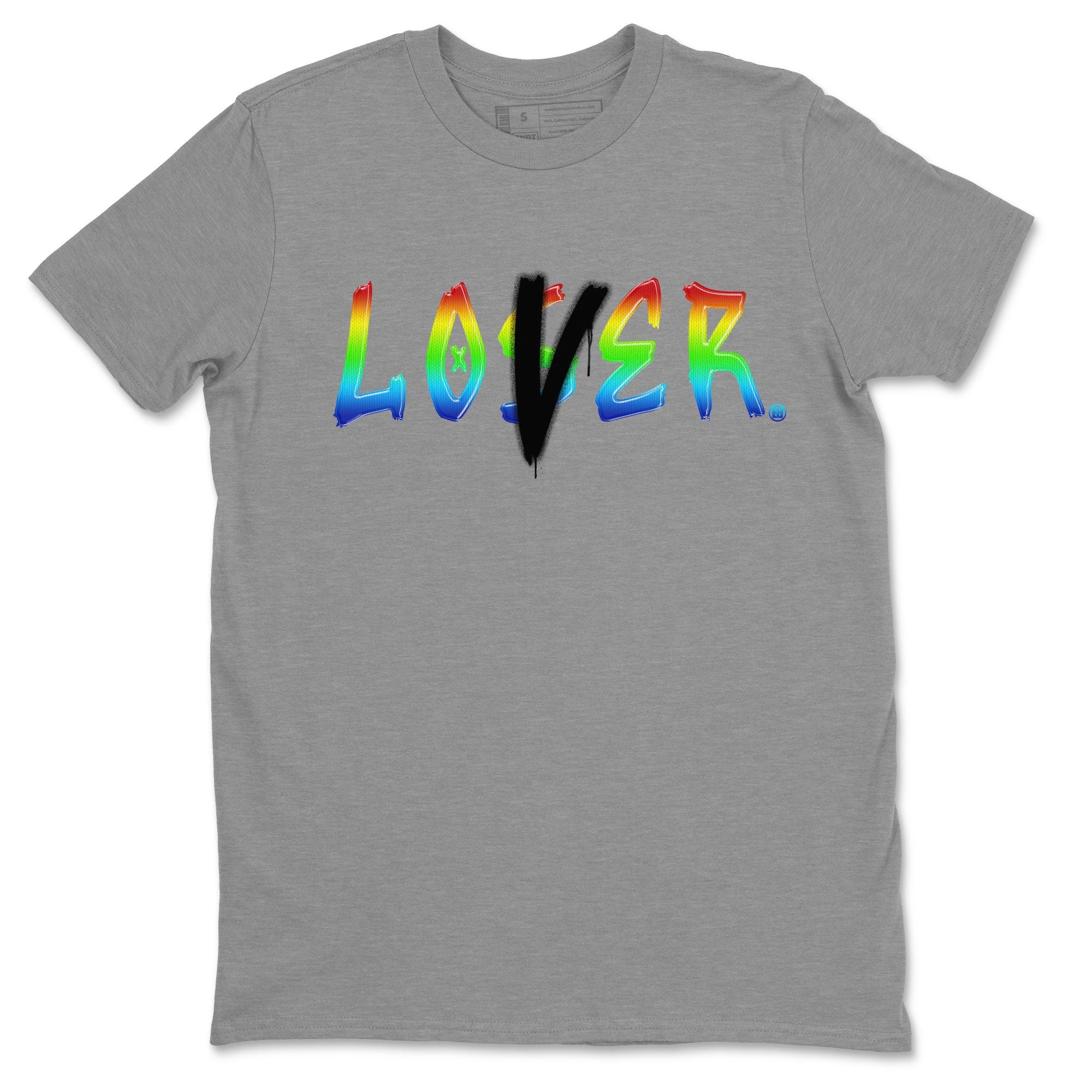 Air Jordan 1 X J Balvin shirt to match jordans Loser Lover Streetwear Sneaker Shirt Air Jordan 1 X J Balvin Drip Gear Zone Sneaker Matching Clothing LGBT Pride T-Shirt Unisex Heather Grey 2 T-Shirt